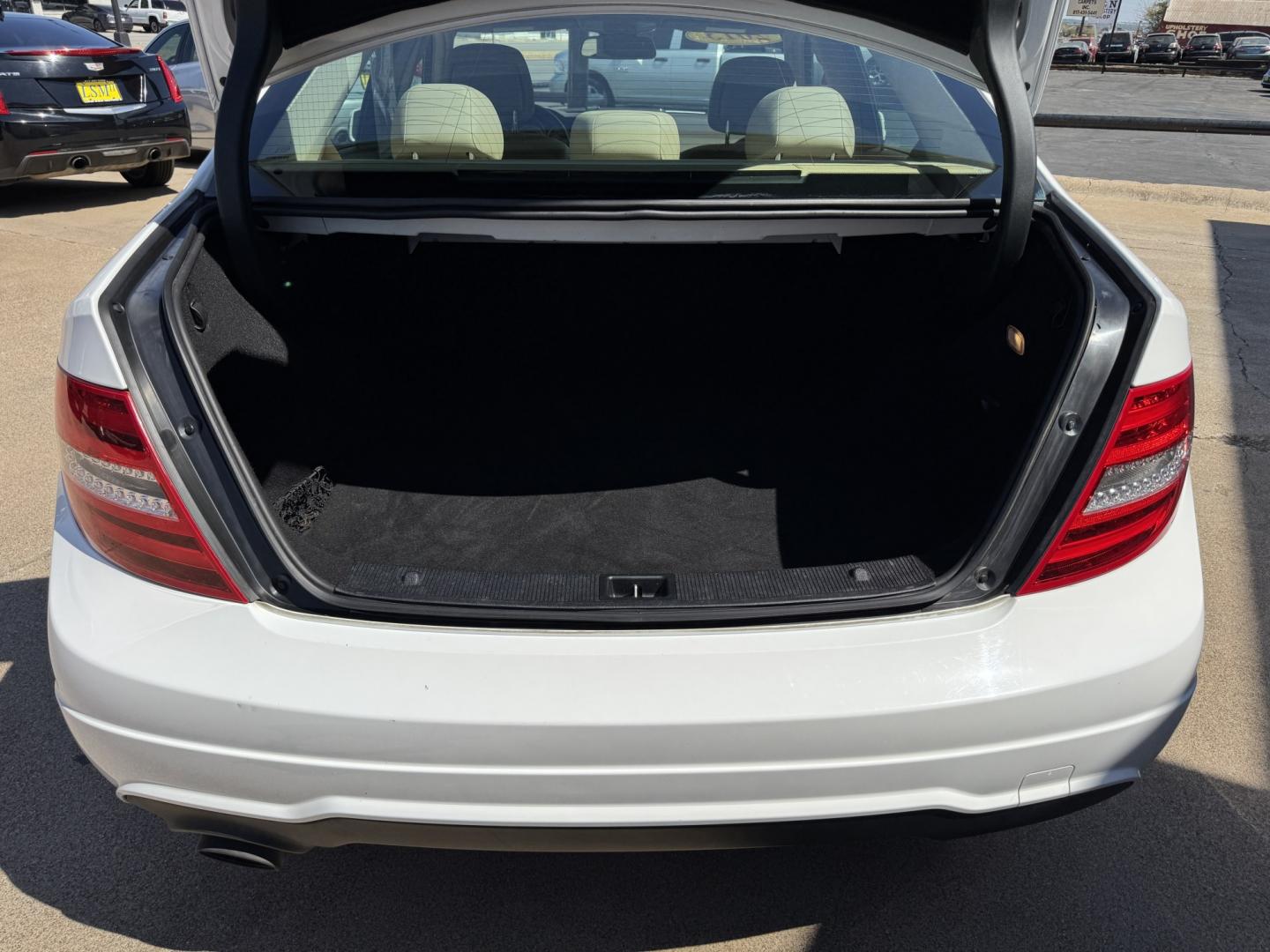 2013 WHITE MERCEDES-BENZ C-CLASS C250 (WDDGF4HB9DA) , located at 5900 E. Lancaster Ave., Fort Worth, TX, 76112, (817) 457-5456, 0.000000, 0.000000- Photo#6