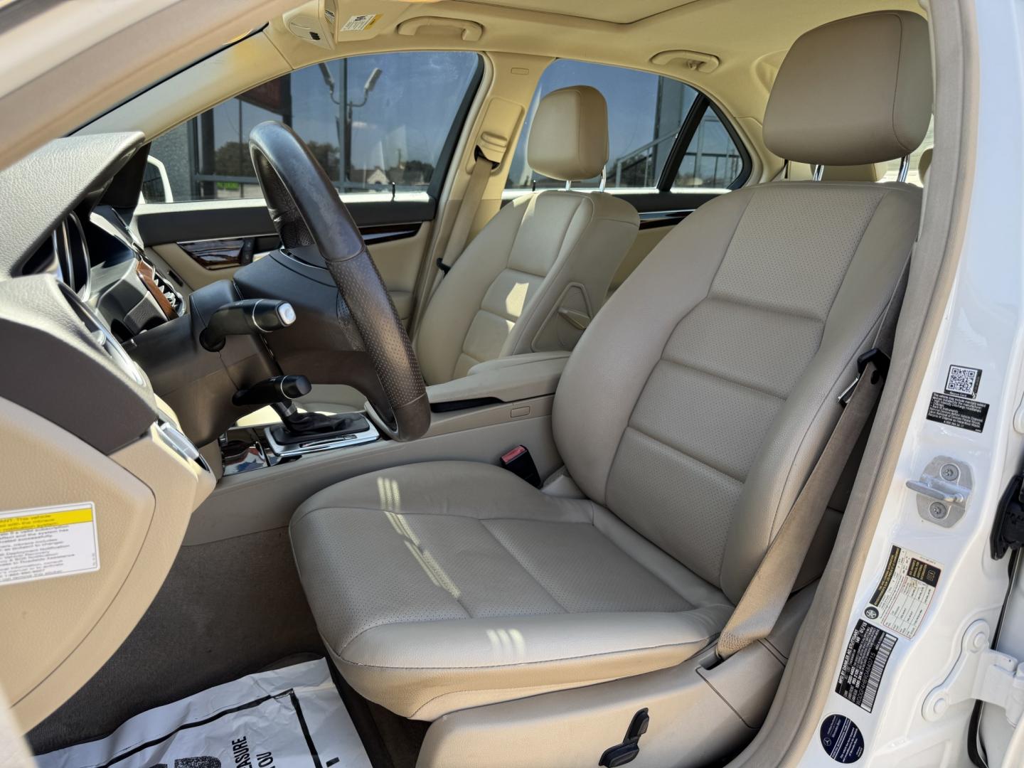 2013 WHITE MERCEDES-BENZ C-CLASS C250 (WDDGF4HB9DA) , located at 5900 E. Lancaster Ave., Fort Worth, TX, 76112, (817) 457-5456, 0.000000, 0.000000- Photo#11