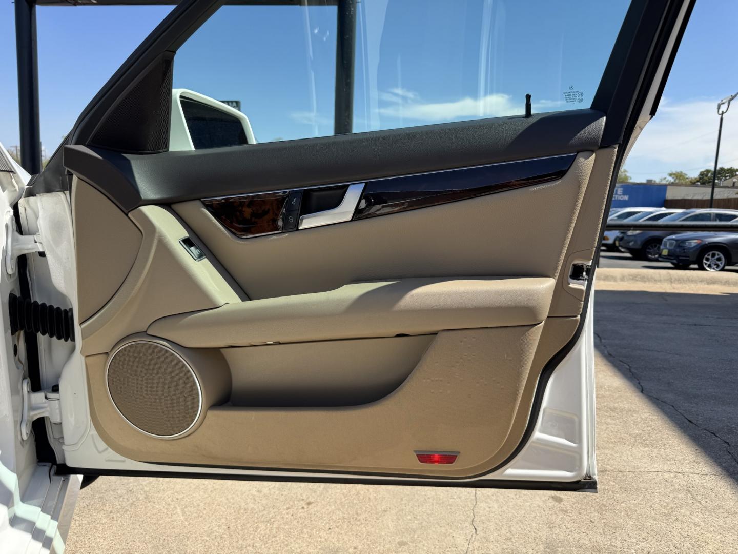 2013 WHITE MERCEDES-BENZ C-CLASS C250 (WDDGF4HB9DA) , located at 5900 E. Lancaster Ave., Fort Worth, TX, 76112, (817) 457-5456, 0.000000, 0.000000- Photo#18