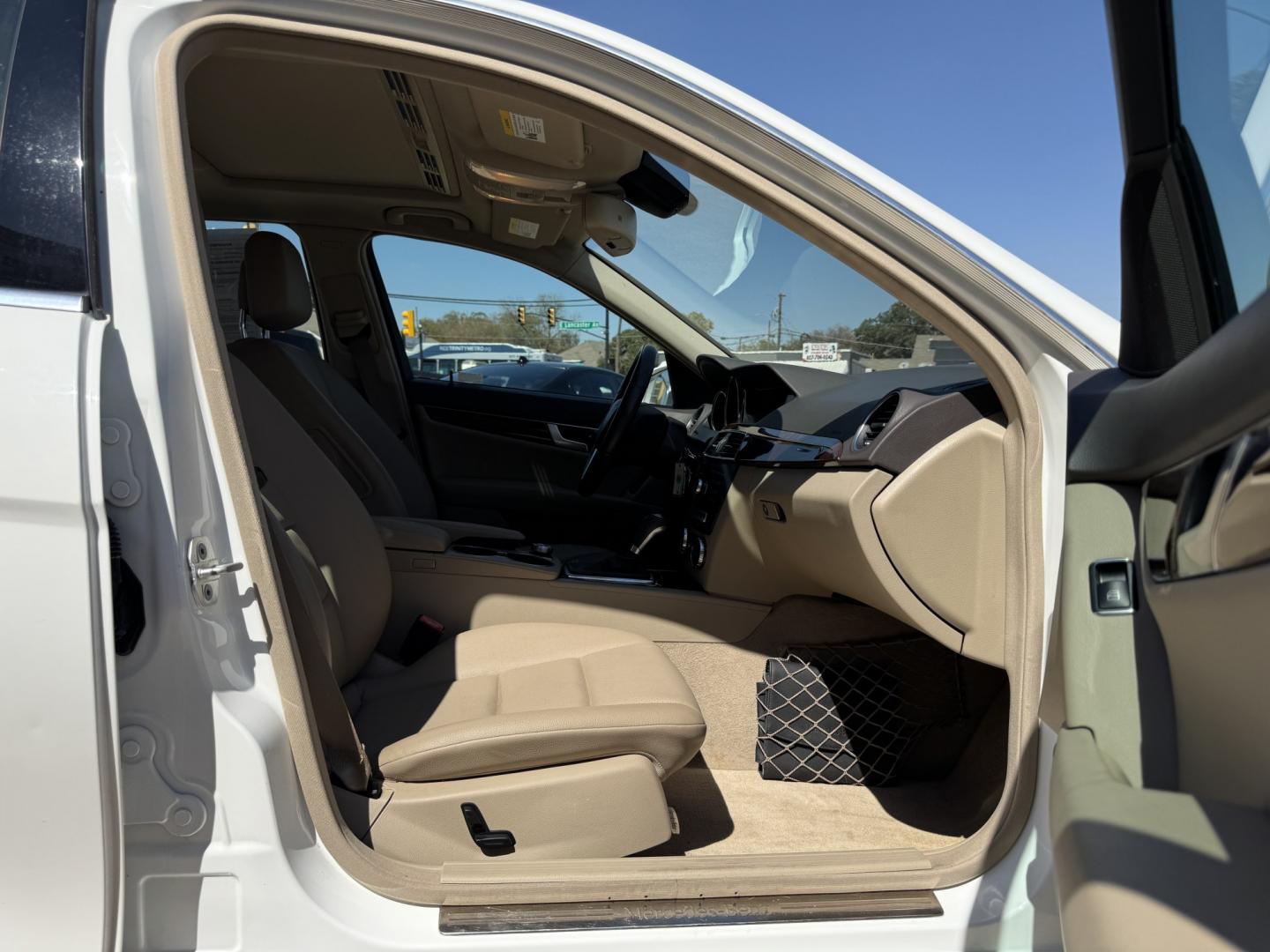 2013 WHITE MERCEDES-BENZ C-CLASS C250 (WDDGF4HB9DA) , located at 5900 E. Lancaster Ave., Fort Worth, TX, 76112, (817) 457-5456, 0.000000, 0.000000- Photo#19
