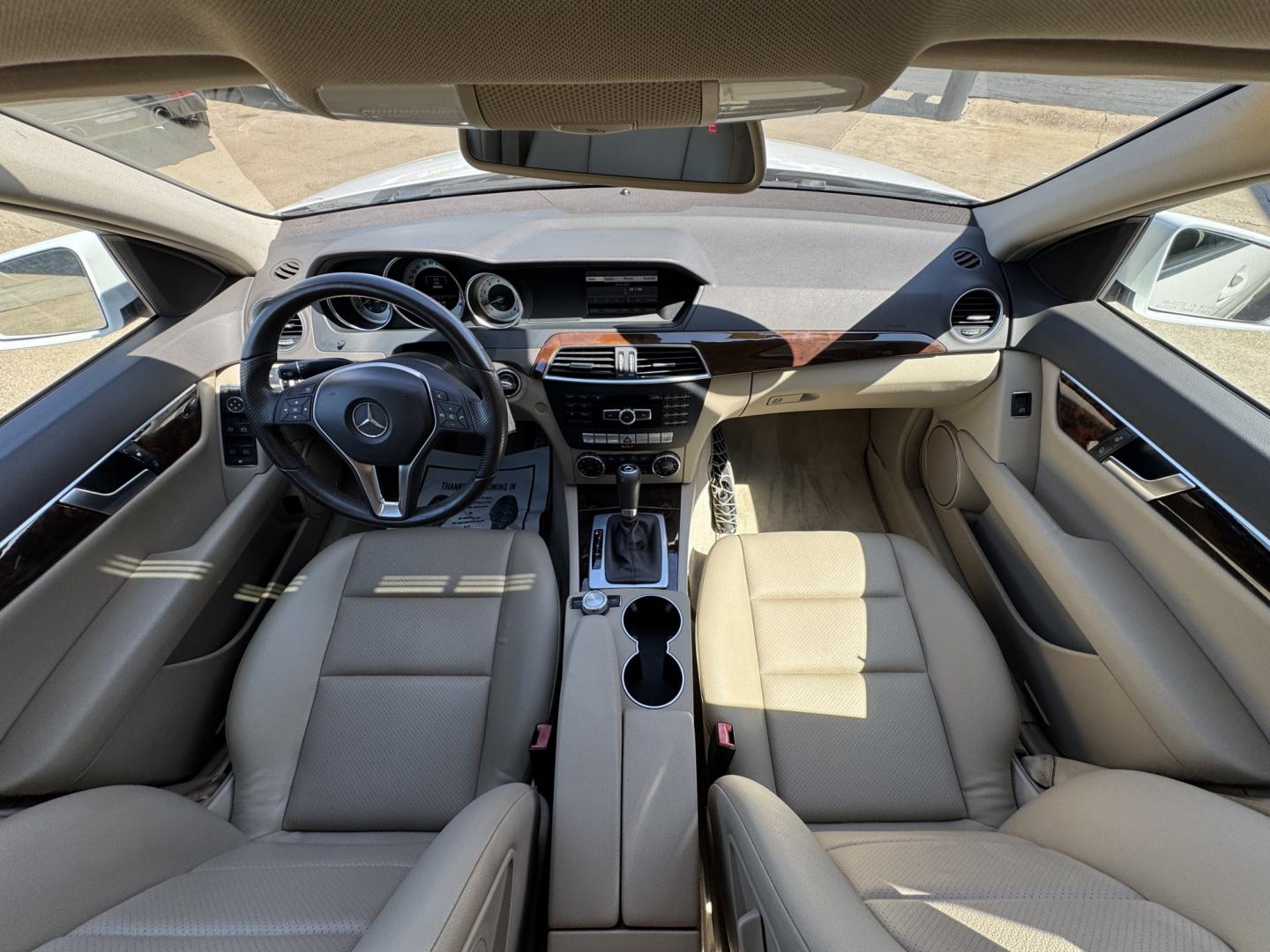 2013 WHITE MERCEDES-BENZ C-CLASS C250 (WDDGF4HB9DA) , located at 5900 E. Lancaster Ave., Fort Worth, TX, 76112, (817) 457-5456, 0.000000, 0.000000- Photo#21