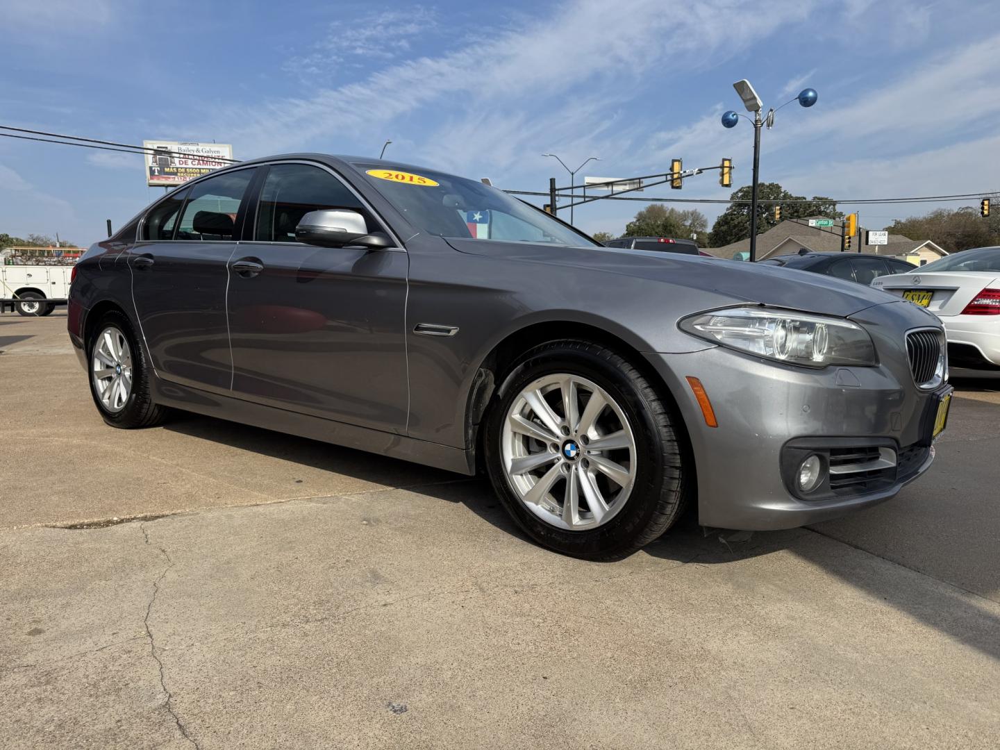 2015 GRAY BMW 5 SERIES 528I XDRIVE (WBA5A7C57FD) , located at 5900 E. Lancaster Ave., Fort Worth, TX, 76112, (817) 457-5456, 0.000000, 0.000000- Photo#2