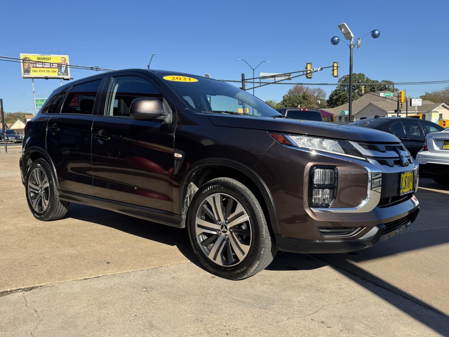 2021 BLACK MITSUBISHI OUTLANDER SPORT S; S (JA4APUAU0MU) , located at 5900 E. Lancaster Ave., Fort Worth, TX, 76112, (817) 457-5456, 0.000000, 0.000000- Photo#2