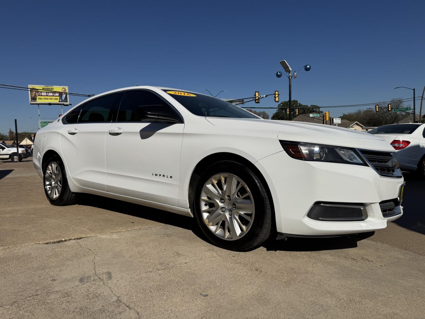 2016 WHITE CHEVROLET IMPALA LS (1LS) (1G11Z5SA3GU) , located at 5900 E. Lancaster Ave., Fort Worth, TX, 76112, (817) 457-5456, 0.000000, 0.000000- Photo#2