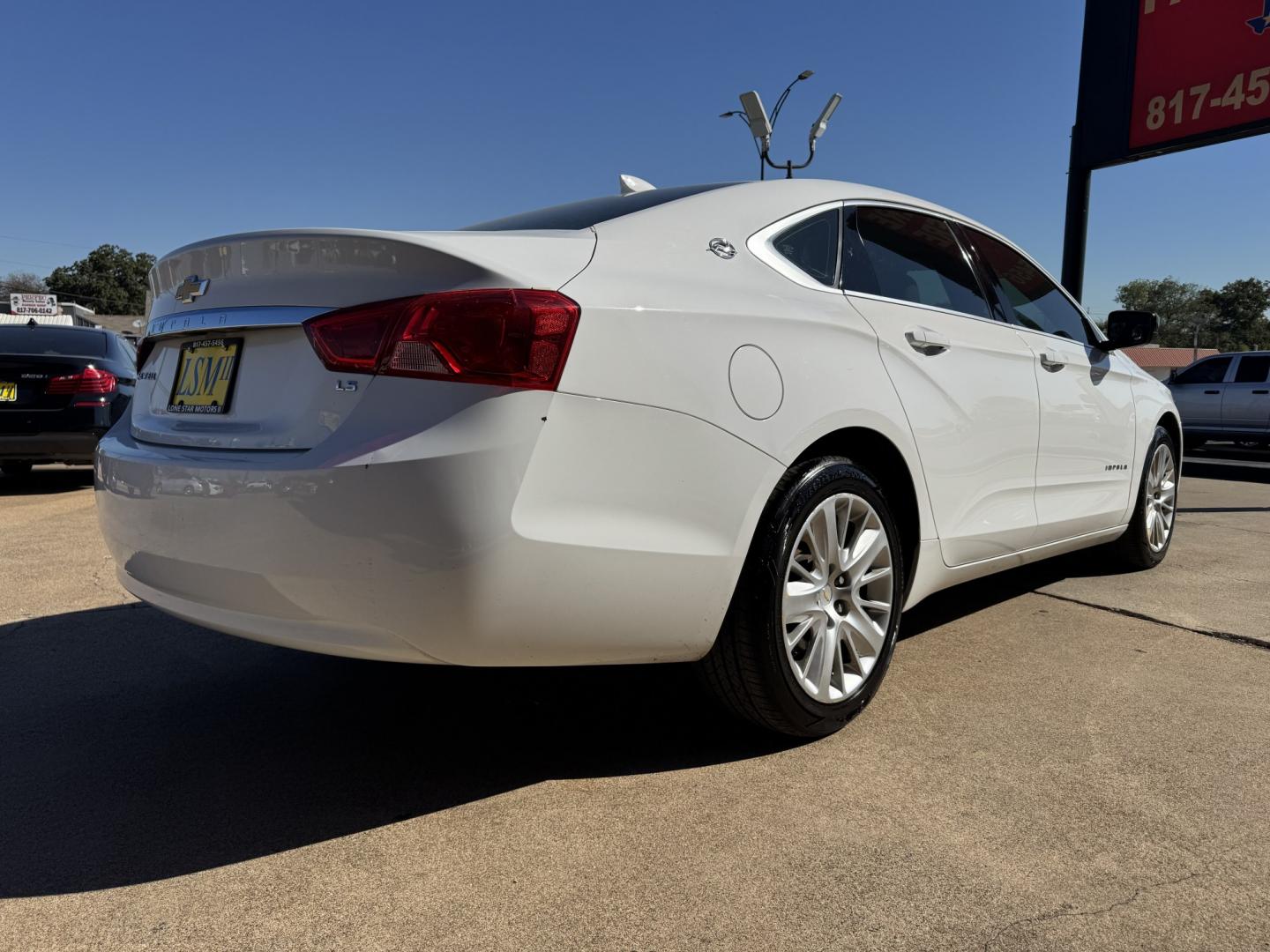 2016 WHITE CHEVROLET IMPALA LS (1LS) (1G11Z5SA3GU) , located at 5900 E. Lancaster Ave., Fort Worth, TX, 76112, (817) 457-5456, 0.000000, 0.000000- Photo#3