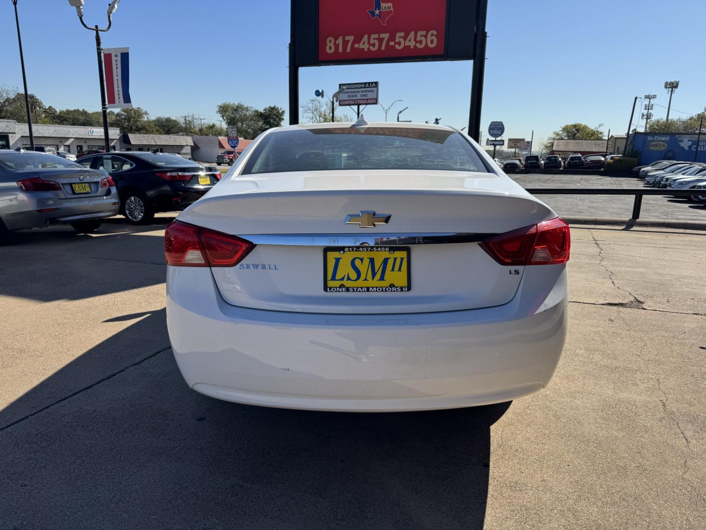 2016 WHITE CHEVROLET IMPALA LS (1LS) (1G11Z5SA3GU) , located at 5900 E. Lancaster Ave., Fort Worth, TX, 76112, (817) 457-5456, 0.000000, 0.000000- Photo#4