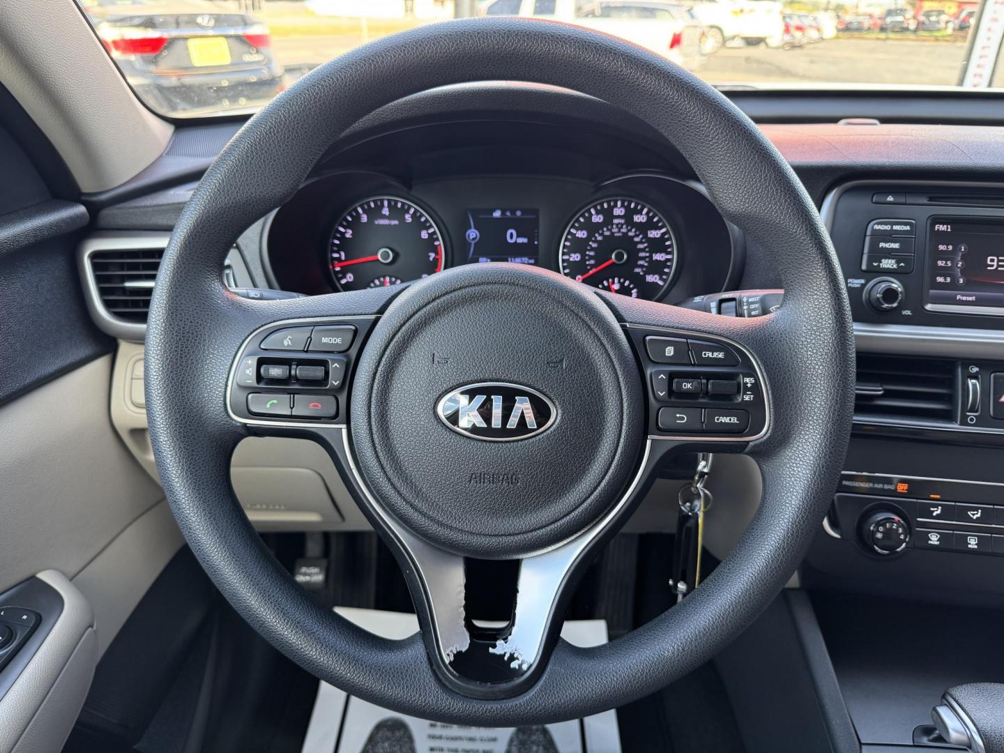 2017 WHITE KIA OPTIMA LX (5XXGT4L34HG) , located at 5900 E. Lancaster Ave., Fort Worth, TX, 76112, (817) 457-5456, 0.000000, 0.000000- Photo#20