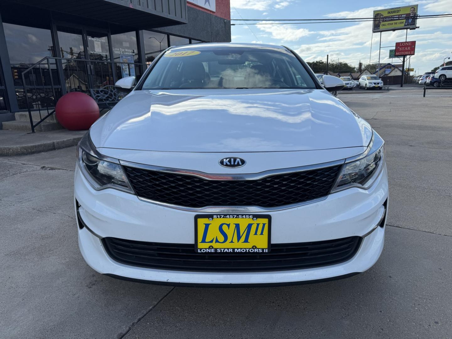 2017 WHITE KIA OPTIMA LX (5XXGT4L34HG) , located at 5900 E. Lancaster Ave., Fort Worth, TX, 76112, (817) 457-5456, 0.000000, 0.000000- Photo#1