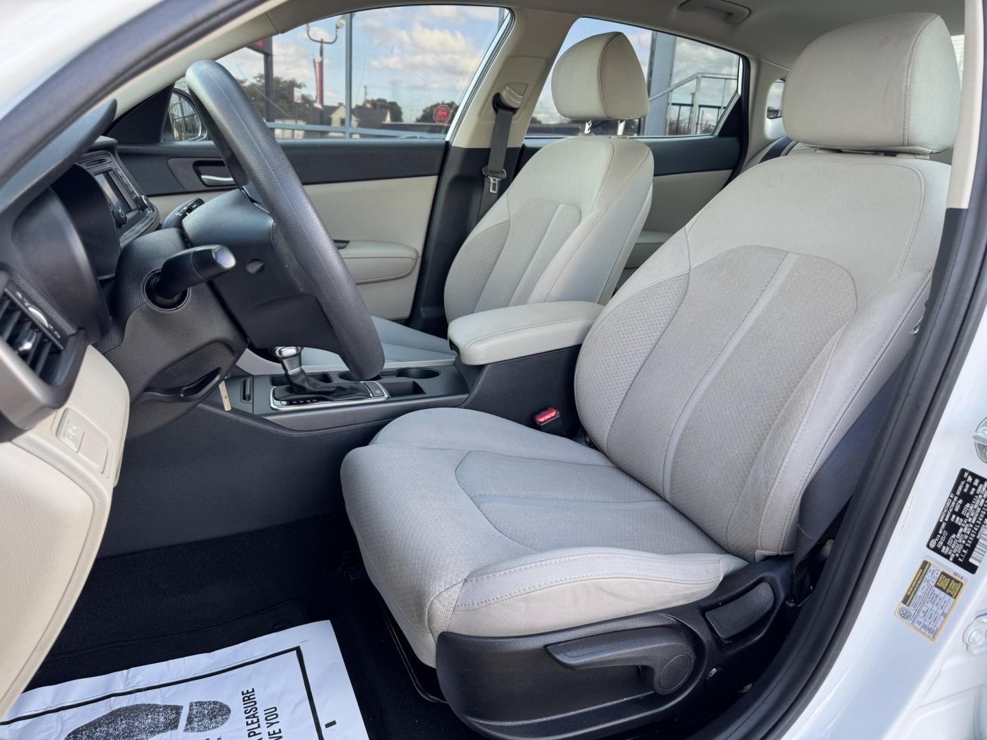 2017 WHITE KIA OPTIMA LX (5XXGT4L34HG) , located at 5900 E. Lancaster Ave., Fort Worth, TX, 76112, (817) 457-5456, 0.000000, 0.000000- Photo#10