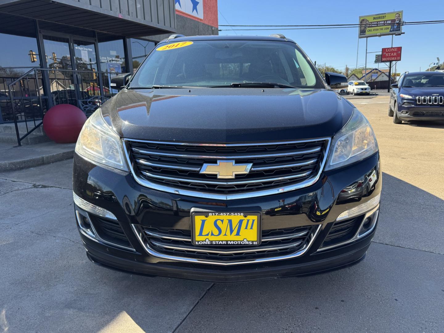 2017 BLACK CHEVROLET TRAVERSE 1LT (1GNKVGKD1HJ) , located at 5900 E. Lancaster Ave., Fort Worth, TX, 76112, (817) 457-5456, 0.000000, 0.000000- Photo#1