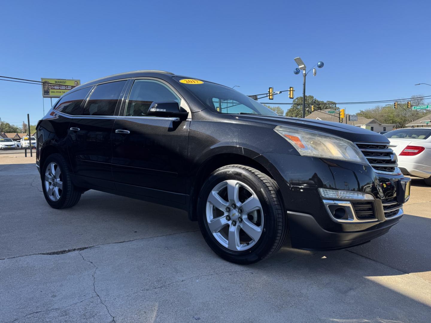 2017 BLACK CHEVROLET TRAVERSE 1LT (1GNKVGKD1HJ) , located at 5900 E. Lancaster Ave., Fort Worth, TX, 76112, (817) 457-5456, 0.000000, 0.000000- Photo#2