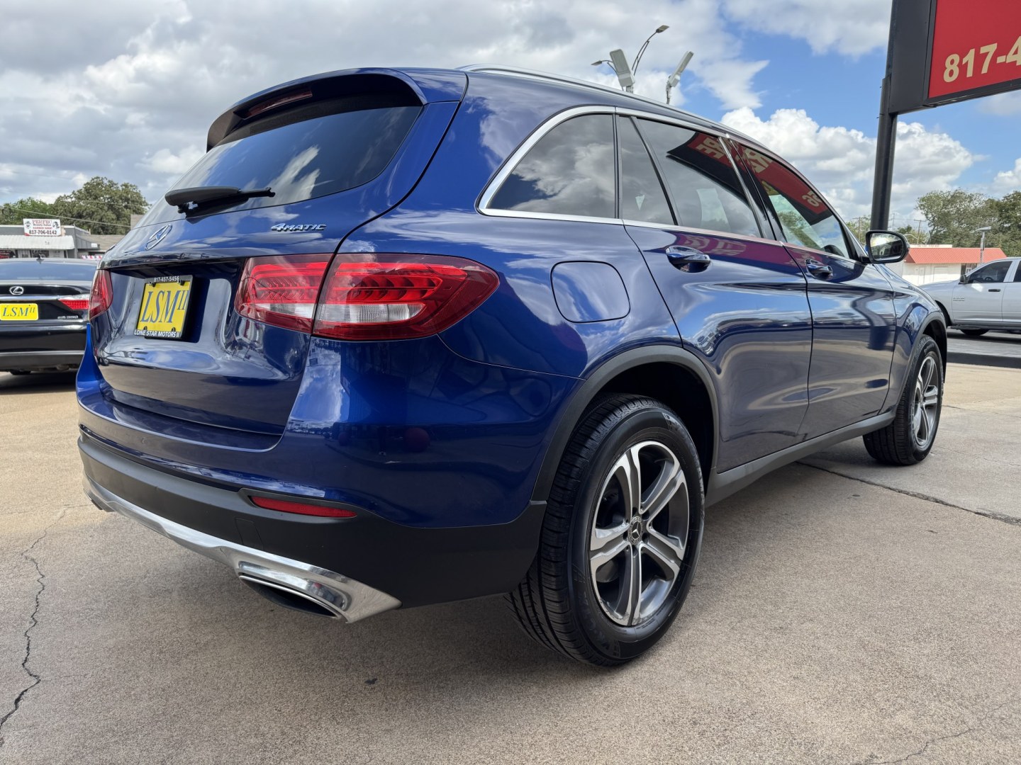 2019 BLUE MERCEDES-BENZ GLC GLC300 (WDC0G4KB5KF) , located at 5900 E. Lancaster Ave., Fort Worth, TX, 76112, (817) 457-5456, 0.000000, 0.000000- Photo#3