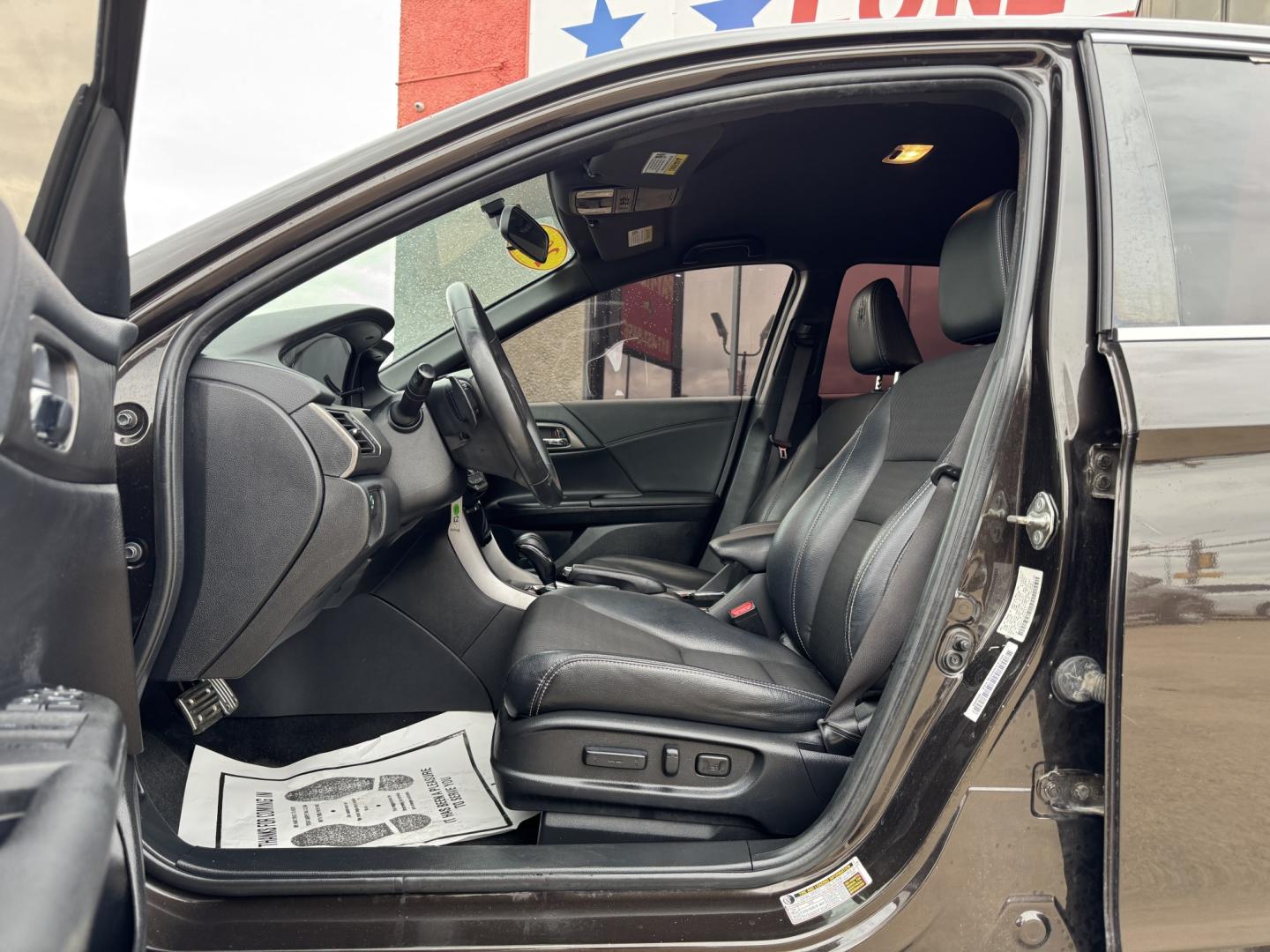2017 BLACK HONDA ACCORD SPORT (1HGCR2F51HA) , located at 5900 E. Lancaster Ave., Fort Worth, TX, 76112, (817) 457-5456, 0.000000, 0.000000- Photo#8