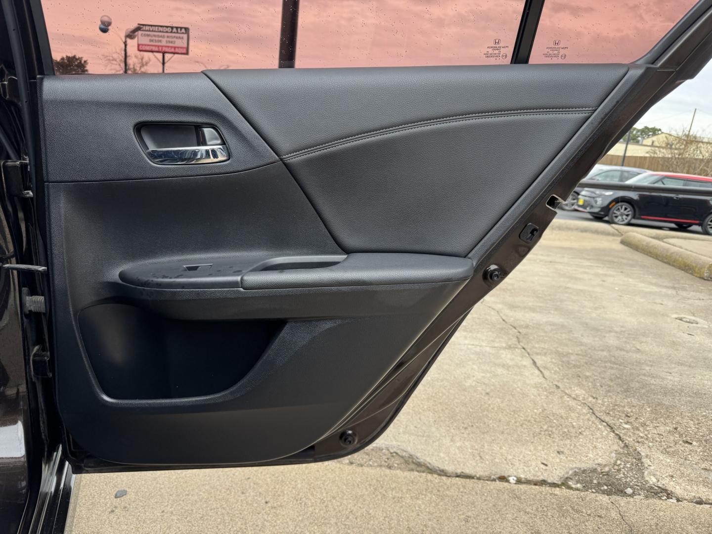 2017 BLACK HONDA ACCORD SPORT (1HGCR2F51HA) , located at 5900 E. Lancaster Ave., Fort Worth, TX, 76112, (817) 457-5456, 0.000000, 0.000000- Photo#13