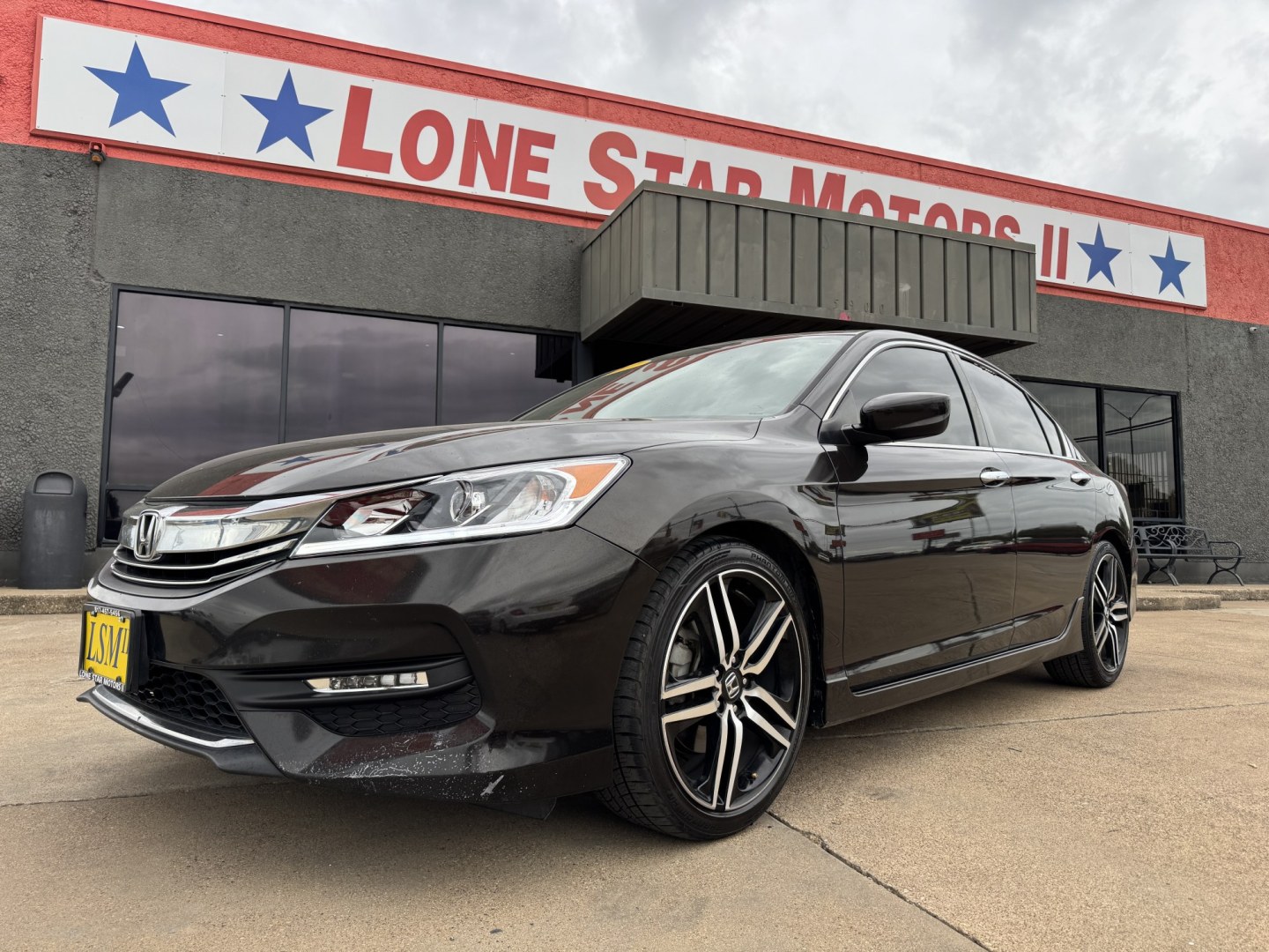 2017 BLACK HONDA ACCORD SPORT (1HGCR2F51HA) , located at 5900 E. Lancaster Ave., Fort Worth, TX, 76112, (817) 457-5456, 0.000000, 0.000000- Photo#0