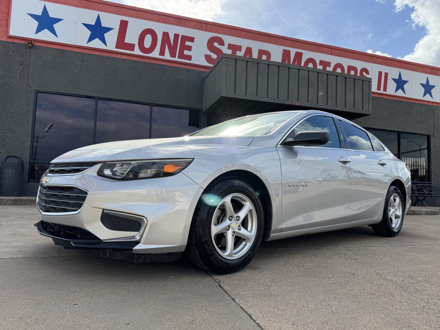 2017 SILVER CHEVROLET MALIBU LS (1LS) (1G1ZB5ST1HF) , located at 5900 E. Lancaster Ave., Fort Worth, TX, 76112, (817) 457-5456, 0.000000, 0.000000- Photo#0