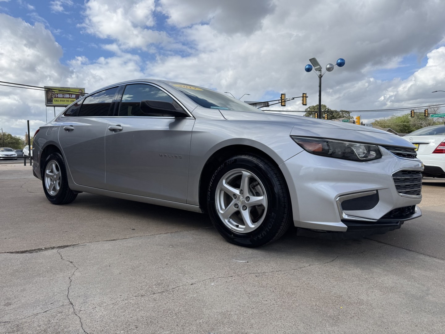 2017 SILVER CHEVROLET MALIBU LS (1LS) (1G1ZB5ST1HF) , located at 5900 E. Lancaster Ave., Fort Worth, TX, 76112, (817) 457-5456, 0.000000, 0.000000- Photo#2