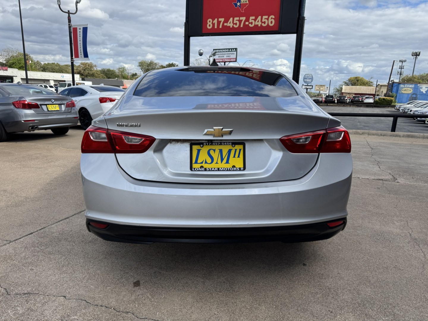 2017 SILVER CHEVROLET MALIBU LS (1LS) (1G1ZB5ST1HF) , located at 5900 E. Lancaster Ave., Fort Worth, TX, 76112, (817) 457-5456, 0.000000, 0.000000- Photo#4