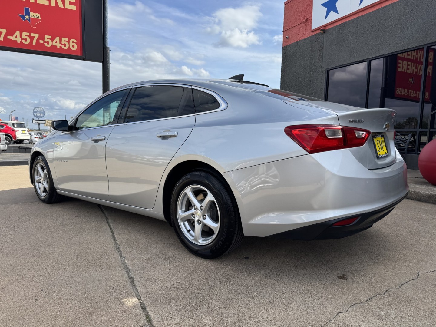 2017 SILVER CHEVROLET MALIBU LS (1LS) (1G1ZB5ST1HF) , located at 5900 E. Lancaster Ave., Fort Worth, TX, 76112, (817) 457-5456, 0.000000, 0.000000- Photo#6