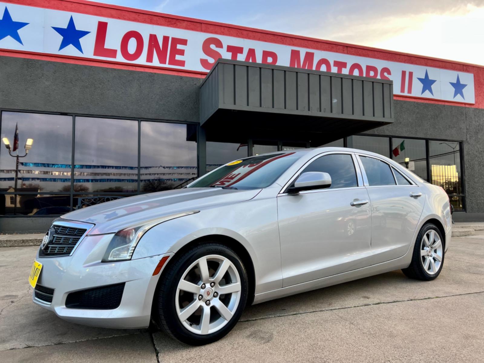 2013 SILVER CADILLAC ATS BASE (1G6AA5RA0D0) , located at 5900 E. Lancaster Ave., Fort Worth, TX, 76112, (817) 457-5456, 0.000000, 0.000000 - Photo #1