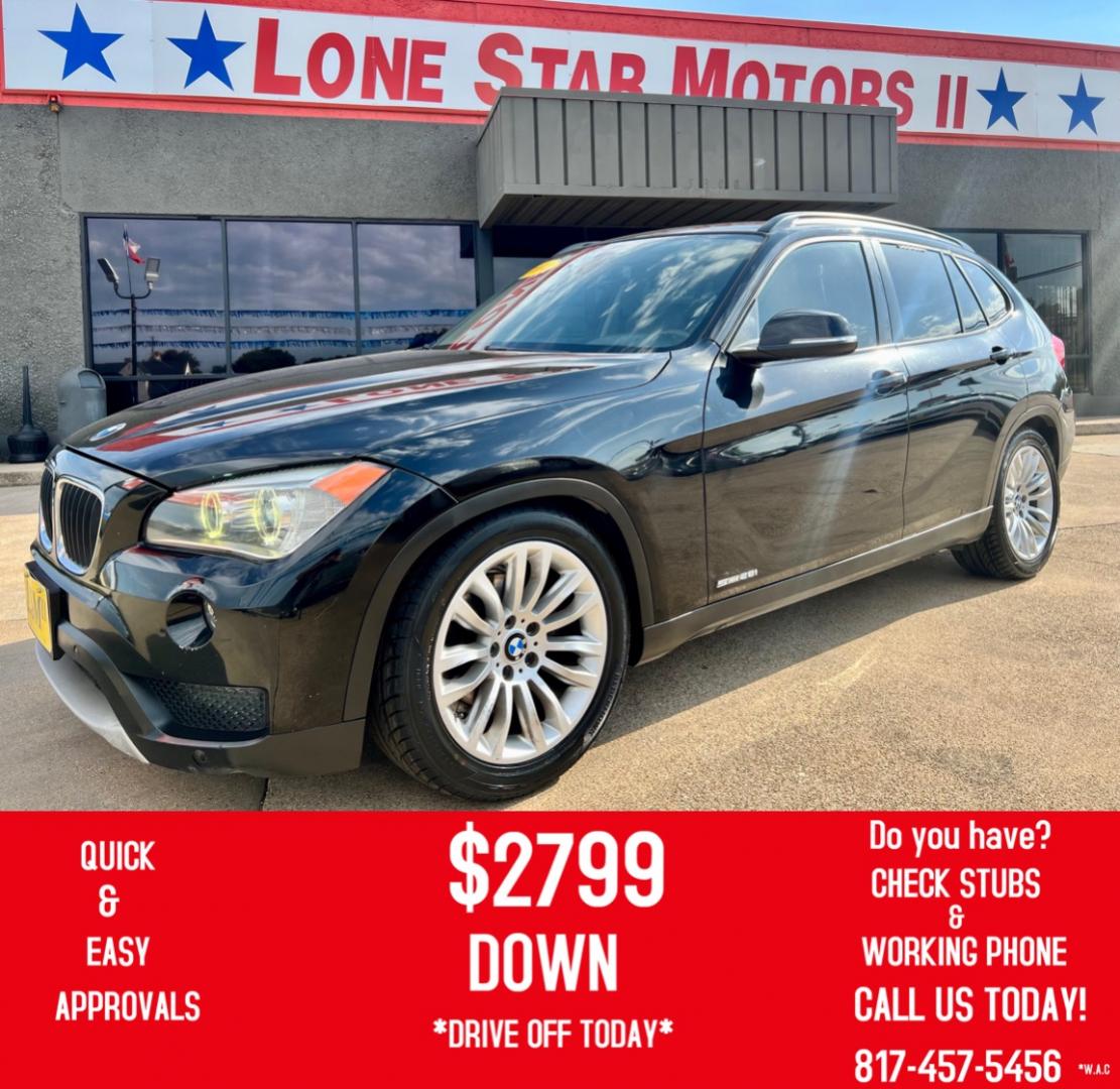 2014 BLACK BMW X1 SDRIVE28I (WBAVM1C5XEV) , located at 5900 E. Lancaster Ave., Fort Worth, TX, 76112, (817) 457-5456, 0.000000, 0.000000 - This is a 2014 BMW X1 XDRIVE28I 4 DR SUV that is in excellent condition. The interior is clean with no rips or tears or stains. All power windows, door locks and seats. Ice cold AC for those hot Texas summer days. It is equipped with a CD player, AM/FM radio. It runs and drives like new. The tires a - Photo#0