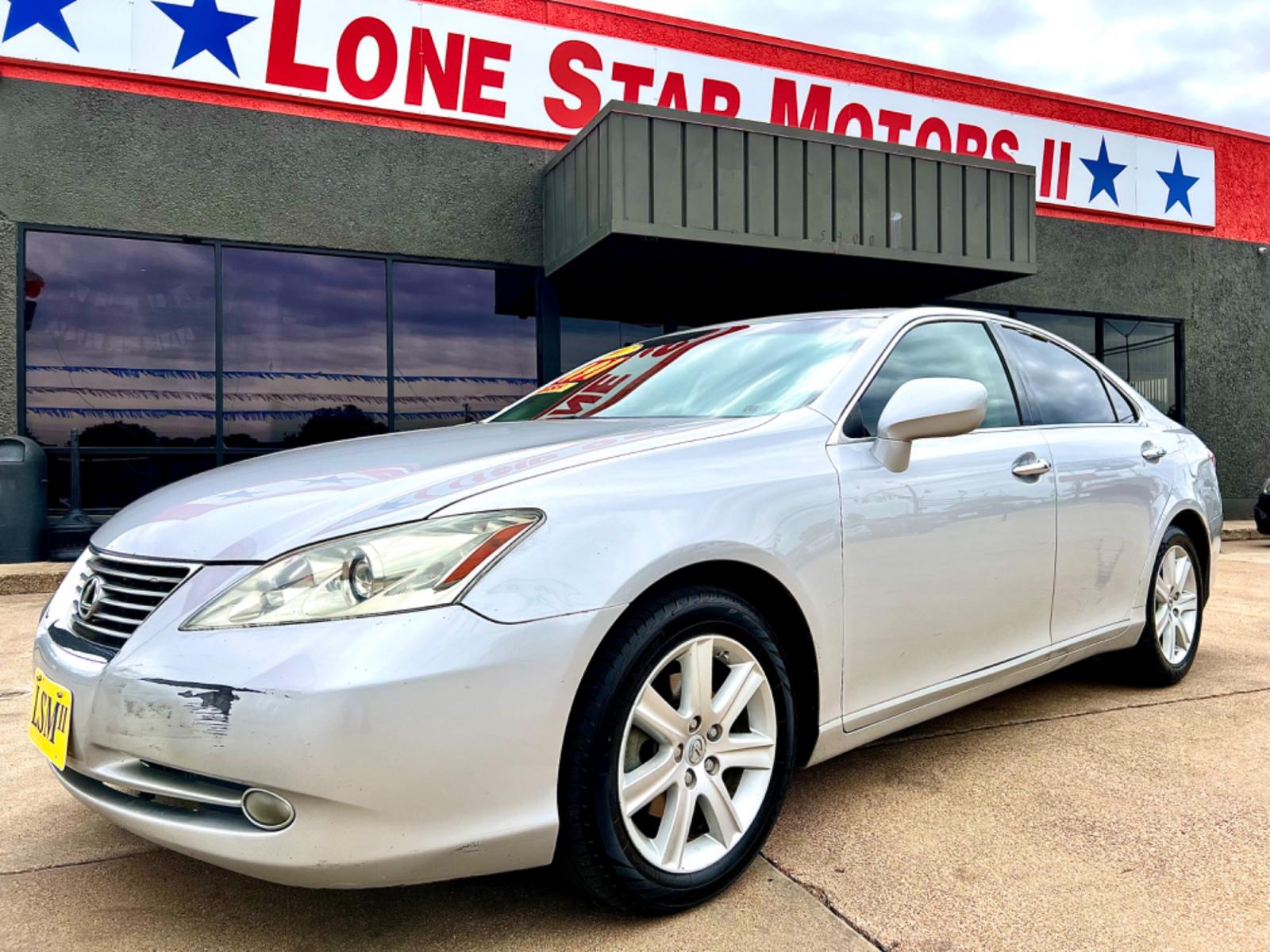 2007 SILVER LEXUS ES 350 BASE (JTHBJ46G072) , located at 5900 E. Lancaster Ave., Fort Worth, TX, 76112, (817) 457-5456, 0.000000, 0.000000 - CASH CAR ONLY, NO FINANCING AVAILABLE. WE'VE SLASHED THE PRICE! NOW ONLY $5,391! THIS 2007 LEXUS ES 350 BASE 4 DOOR SEDAN RUNS AND DRIVES GREAT. IT IS EQUIPPED WITH A CD PLAYER, AM/FM RADIO AND AN AUX PORT. THE TIRES ARE IN GOOD CONDITION AND STILL HAVE TREAD LEFT ON THEM. THIS CAR WILL NOT LAST S - Photo #0