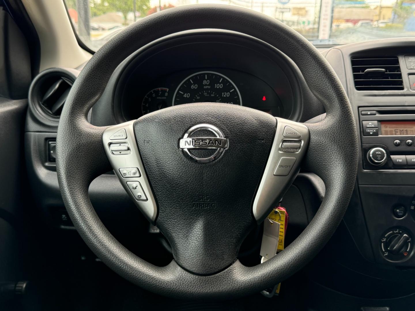 2017 BLUE /Gray NISSAN VERSA S; SL; SV 1.6 S 4dr Sedan 4A (3N1CN7AP0HL) with an 1.6L I4 engine, Automatic 4-Speed transmission, located at 5900 E. Lancaster Ave., Fort Worth, TX, 76112, (817) 457-5456, 0.000000, 0.000000 - This is a 2017 Nissan Versa 1.6 S 4dr Sedan 4A that is in excellent condition. There are no dents or scratches. The interior is clean with no rips or tears or stains. All power windows, door locks and seats. Ice cold AC for those hot Texas summer days. It is equipped with a CD player, AM/FM radio, A - Photo#18