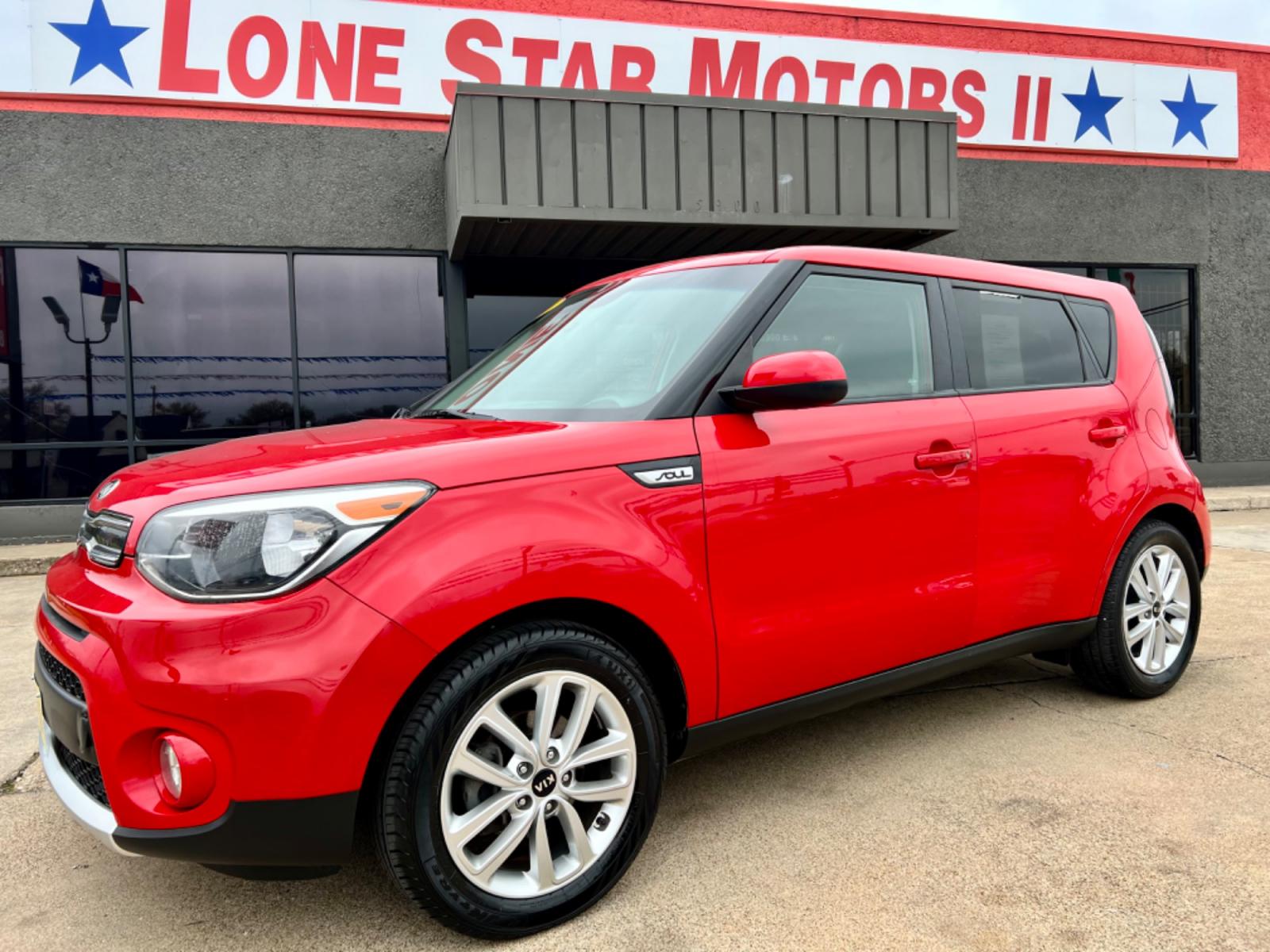 2018 RED KIA SOUL (KNDJP3A51J7) , located at 5900 E. Lancaster Ave., Fort Worth, TX, 76112, (817) 457-5456, 0.000000, 0.000000 - This is a 2018 KIA SOUL 4 DR WAGON that is in excellent condition. The interior is clean with no rips or tears or stains. All power windows, door locks and seats. Ice cold AC for those hot Texas summer days. It is equipped with a CD player, AM/FM radio, AUX port, Bluetooth connectivity and Sirius XM - Photo #1
