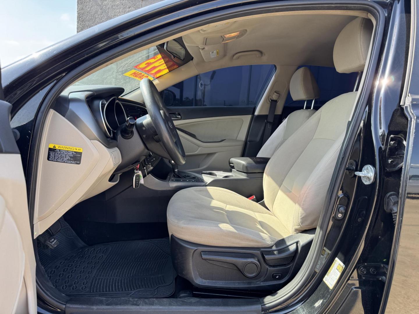 2015 BLACK KIA OPTIMA LX (KNAGM4A74F5) , located at 5900 E. Lancaster Ave., Fort Worth, TX, 76112, (817) 457-5456, 0.000000, 0.000000 - This is a 2015KIA OPTIMA 4 DR SEDAN that is in excellent condition. The interior is clean with no rips or tears or stains. All power windows, door locks and seats. Ice cold AC for those hot Texas summer days. It is equipped with a CD player, AM/FM radio, AUX port, Bluetooth connectivity and Sirius X - Photo#8
