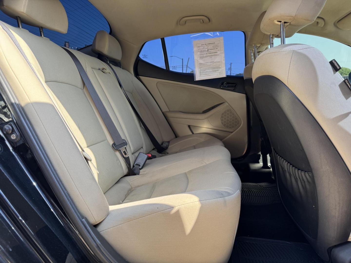 2015 BLACK KIA OPTIMA LX (KNAGM4A74F5) , located at 5900 E. Lancaster Ave., Fort Worth, TX, 76112, (817) 457-5456, 0.000000, 0.000000 - This is a 2015KIA OPTIMA 4 DR SEDAN that is in excellent condition. The interior is clean with no rips or tears or stains. All power windows, door locks and seats. Ice cold AC for those hot Texas summer days. It is equipped with a CD player, AM/FM radio, AUX port, Bluetooth connectivity and Sirius X - Photo#13