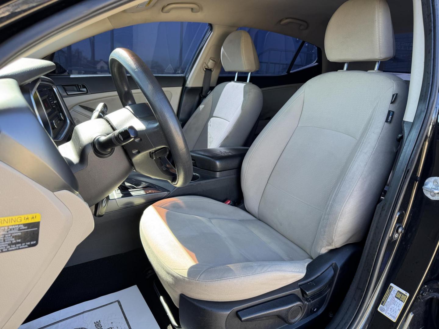 2015 BLACK KIA OPTIMA LX (KNAGM4A74F5) , located at 5900 E. Lancaster Ave., Fort Worth, TX, 76112, (817) 457-5456, 0.000000, 0.000000 - Photo#9