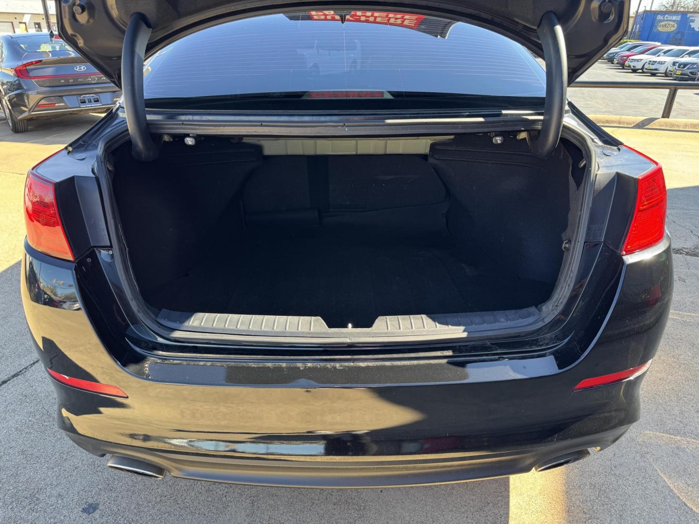 2015 BLACK KIA OPTIMA LX (KNAGM4A74F5) , located at 5900 E. Lancaster Ave., Fort Worth, TX, 76112, (817) 457-5456, 0.000000, 0.000000 - Photo#5