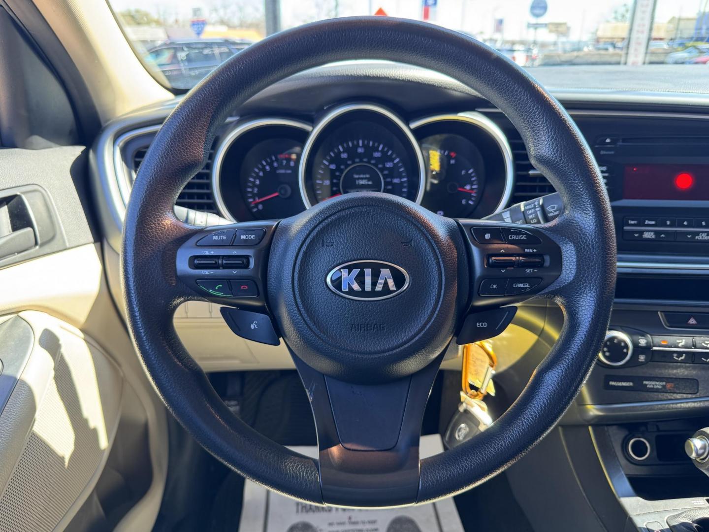 2015 BLACK KIA OPTIMA LX (KNAGM4A74F5) , located at 5900 E. Lancaster Ave., Fort Worth, TX, 76112, (817) 457-5456, 0.000000, 0.000000 - Photo#18