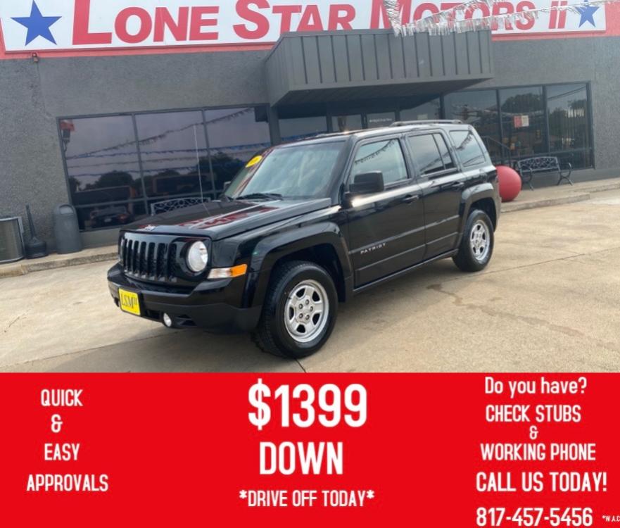 2016 BLACK JEEP PATRIOT (1C4NJPBA4GD) , located at 5900 E. Lancaster Ave., Fort Worth, TX, 76112, (817) 457-5456, 0.000000, 0.000000 - This is a 2016 JEEP PATRIOT 4 DR WAGON that is in excellent condition. The interior is clean with no rips or tears or stains. All power windows, door locks and seats. Ice cold AC for those hot Texas summer days. It is equipped with a CD player, AM/FM radio, AUX port, Bluetooth connectivity and Siriu - Photo #0