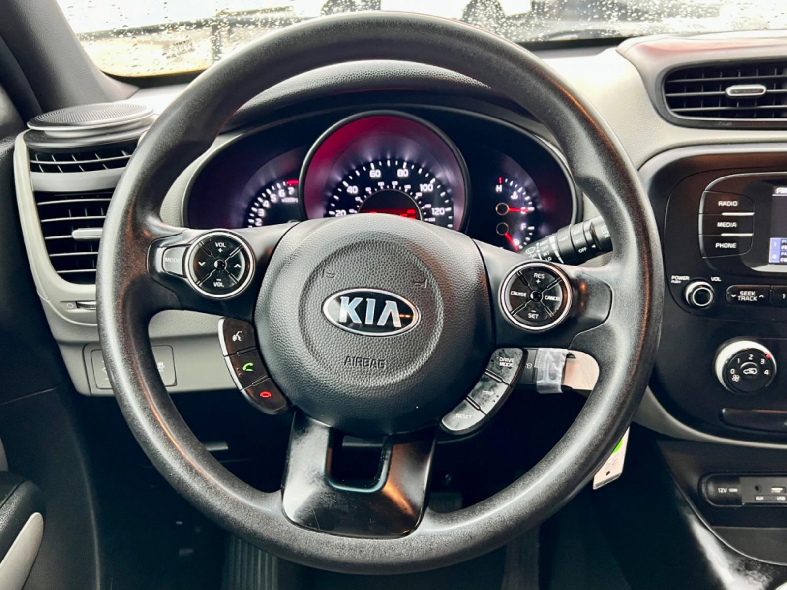 2017 GRAY /Gray KIA SOUL BASE Base 4dr Crossover 6A (KNDJN2A28H7) with an 1.6L I4 engine, Automatic 6-Speed transmission, located at 5900 E. Lancaster Ave., Fort Worth, TX, 76112, (817) 457-5456, 0.000000, 0.000000 - This is a 2017 Kia Soul Base 4dr Crossover 6A that is in excellent condition. There are no dents or scratches. The interior is clean with no rips or tears or stains. All power windows, door locks and seats. Ice cold AC for those hot Texas summer days. It is equipped with a CD player, AM/FM radio, AU - Photo #20