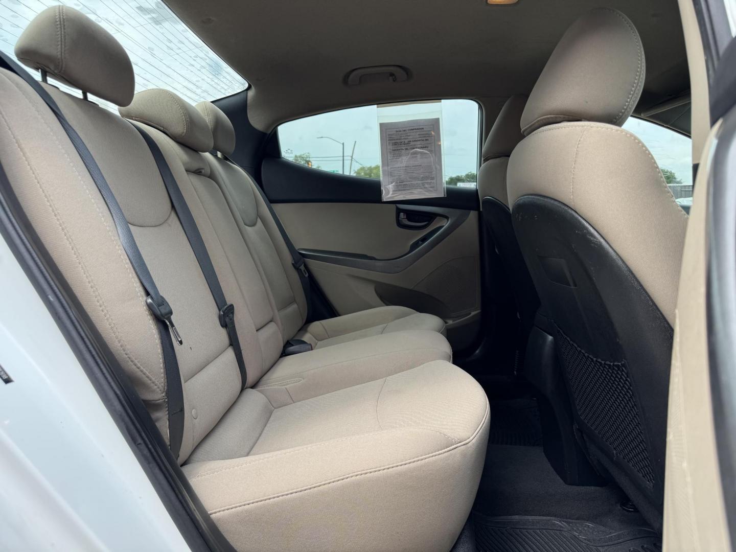 2016 WHITE HYUNDAI ELANTRA LIMITED; SE; (5NPDH4AE6GH) , located at 5900 E. Lancaster Ave., Fort Worth, TX, 76112, (817) 457-5456, 0.000000, 0.000000 - This is a 2016 HYUNDAI ELANTRA 4 DR SEDAN that is in excellent condition. The interior is clean with no rips or tears or stains. All power windows, door locks and seats. Ice cold AC for those hot Texas summer days. It is equipped with a CD player, AM/FM radio, AUX port, Bluetooth connectivity and Si - Photo#13