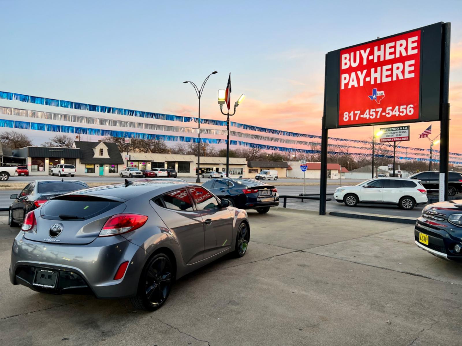 2016 GRAY /Black HYUNDAI VELOSTER Base 3dr Coupe (KMHTC6AD2GU) with an 1.6L I4 engine, Automatic 6-Speed transmission, located at 5900 E. Lancaster Ave., Fort Worth, TX, 76112, (817) 457-5456, 0.000000, 0.000000 - This is a 2016 HYUNDAI VELOSTER 4 DR SEDAN that is in excellent condition. The interior is clean with no rips or tears or stains. All power windows, door locks and seats. Ice cold AC for those hot Texas summer days. It is equipped with a CD player, AM/FM radio, AUX port, Bluetooth connectivity and S - Photo #5