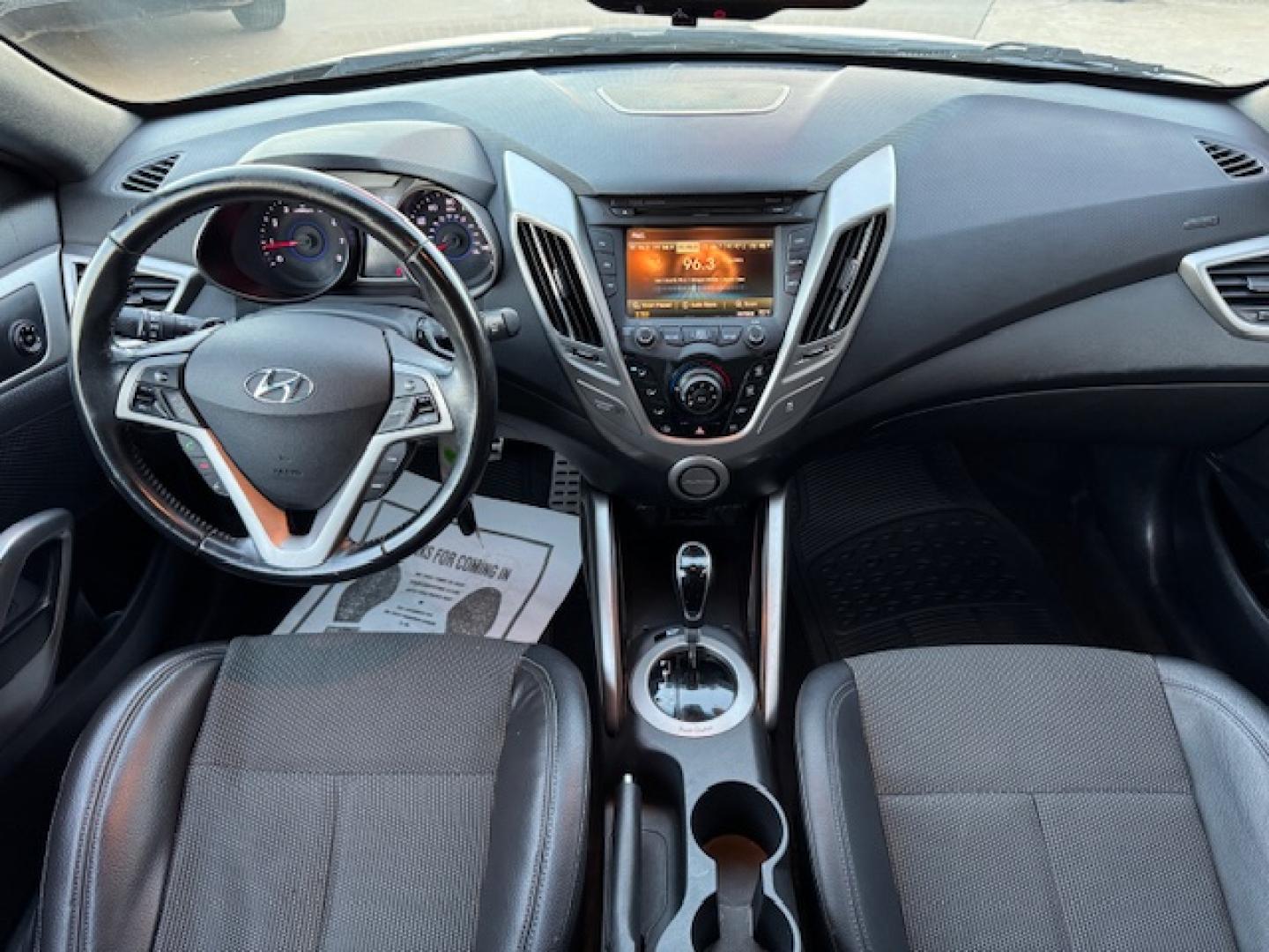 2016 GRAY /Black HYUNDAI VELOSTER Base 3dr Coupe (KMHTC6AD2GU) with an 1.6L I4 engine, Automatic 6-Speed transmission, located at 5900 E. Lancaster Ave., Fort Worth, TX, 76112, (817) 457-5456, 0.000000, 0.000000 - This is a 2016 HYUNDAI VELOSTER 4 DR SEDAN that is in excellent condition. The interior is clean with no rips or tears or stains. All power windows, door locks and seats. Ice cold AC for those hot Texas summer days. It is equipped with a CD player, AM/FM radio, AUX port, Bluetooth connectivity and S - Photo#13