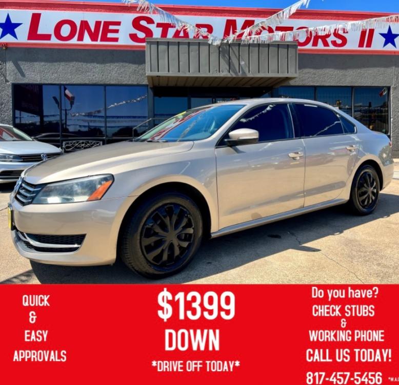 2015 BEIGE VOLKSWAGEN PASSAT (1VWAT7A3XFC) , located at 5900 E. Lancaster Ave., Fort Worth, TX, 76112, (817) 457-5456, 0.000000, 0.000000 - This is a 2015 VOLKSWAGEN PASSAT 4 DR SEDAN that is in excellent condition. The interior is clean with no rips or tears or stains. All power windows, door locks and seats. Ice cold AC for those hot Texas summer days. It is equipped with a CD player, AM/FM radio, AUX port, Bluetooth connectivity and - Photo #0