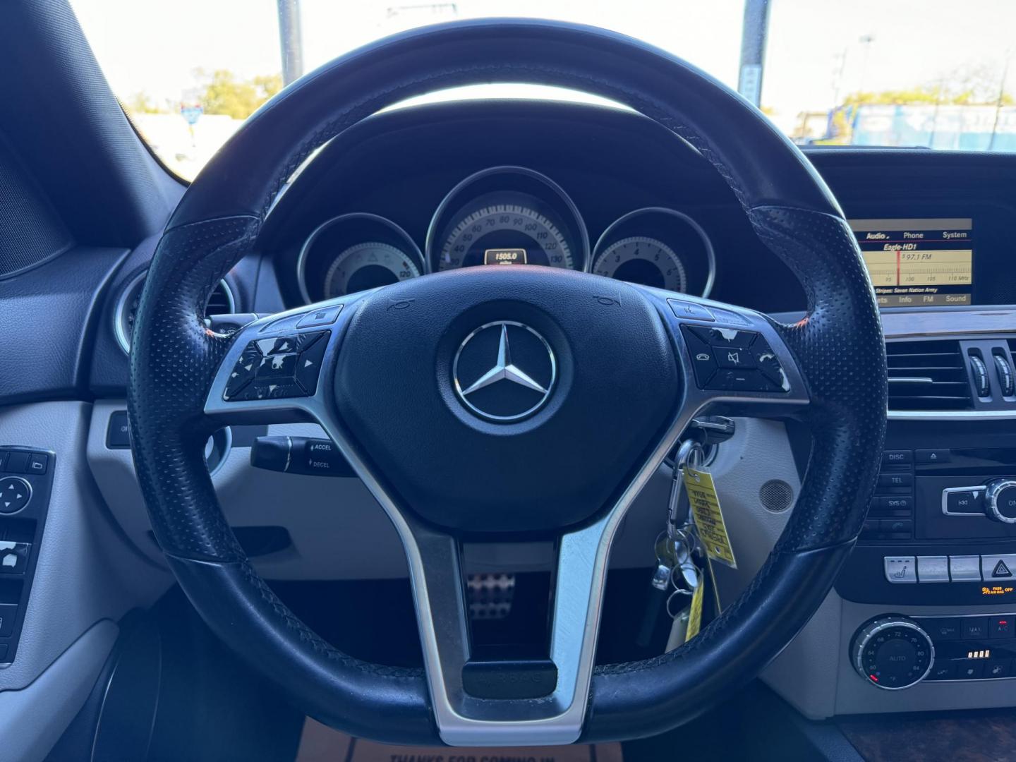 2013 GRAY /Beige MERCEDES-BENZ C-CLASS C 250 Sport 4dr Sedan (WDDGF4HB6DA) with an 1.8L I4 Turbocharger engine, Automatic 7-Speed transmission, located at 5900 E. Lancaster Ave., Fort Worth, TX, 76112, (817) 457-5456, 0.000000, 0.000000 - This is a 2013 Mercedes-Benz C-Class C 250 Sport 4dr Sedan that is in excellent condition. There are no dents or scratches. The interior is clean with no rips or tears or stains. All power windows, door locks and seats. Ice cold AC for those hot Texas summer days. It is equipped with a CD player, AM - Photo#19