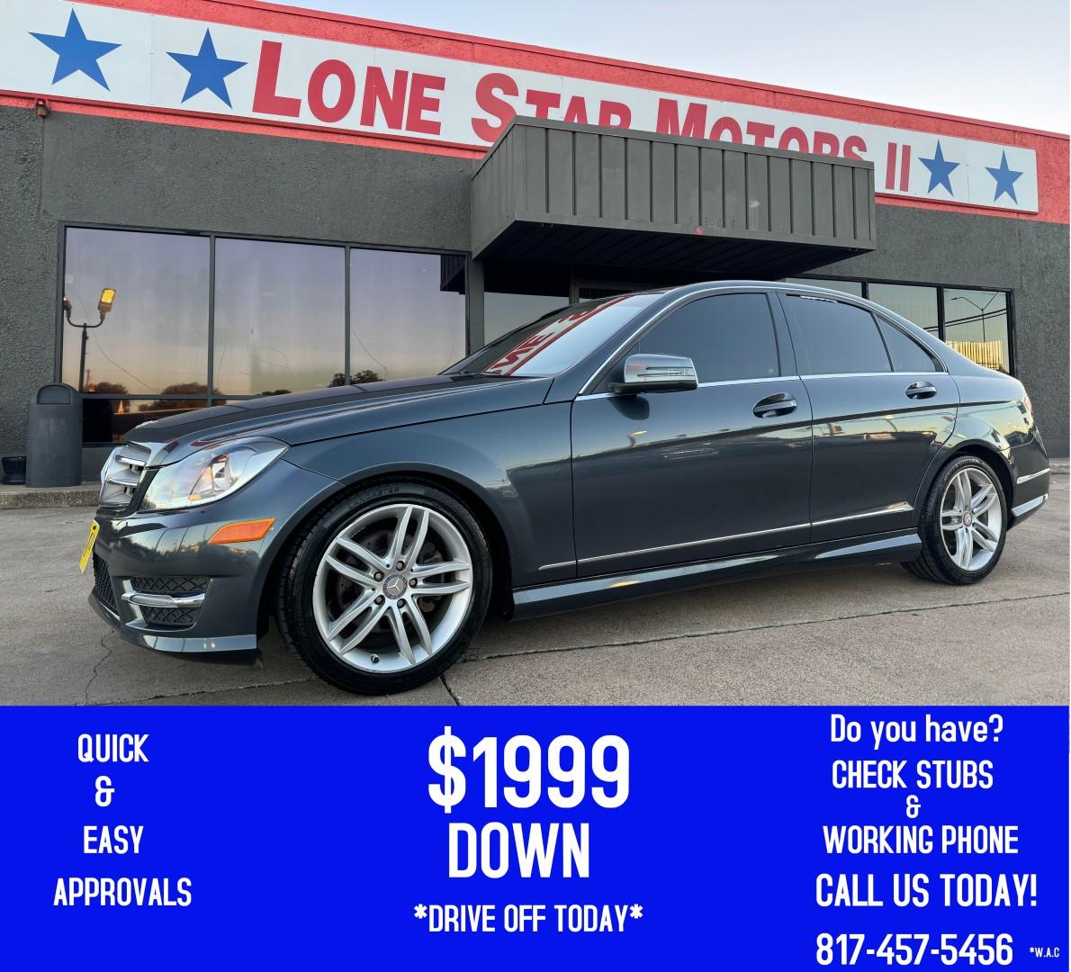 2013 GRAY /Beige MERCEDES-BENZ C-CLASS C 250 Sport 4dr Sedan (WDDGF4HB6DA) with an 1.8L I4 Turbocharger engine, Automatic 7-Speed transmission, located at 5900 E. Lancaster Ave., Fort Worth, TX, 76112, (817) 457-5456, 0.000000, 0.000000 - This is a 2013 Mercedes-Benz C-Class C 250 Sport 4dr Sedan that is in excellent condition. There are no dents or scratches. The interior is clean with no rips or tears or stains. All power windows, door locks and seats. Ice cold AC for those hot Texas summer days. It is equipped with a CD player, AM - Photo#0