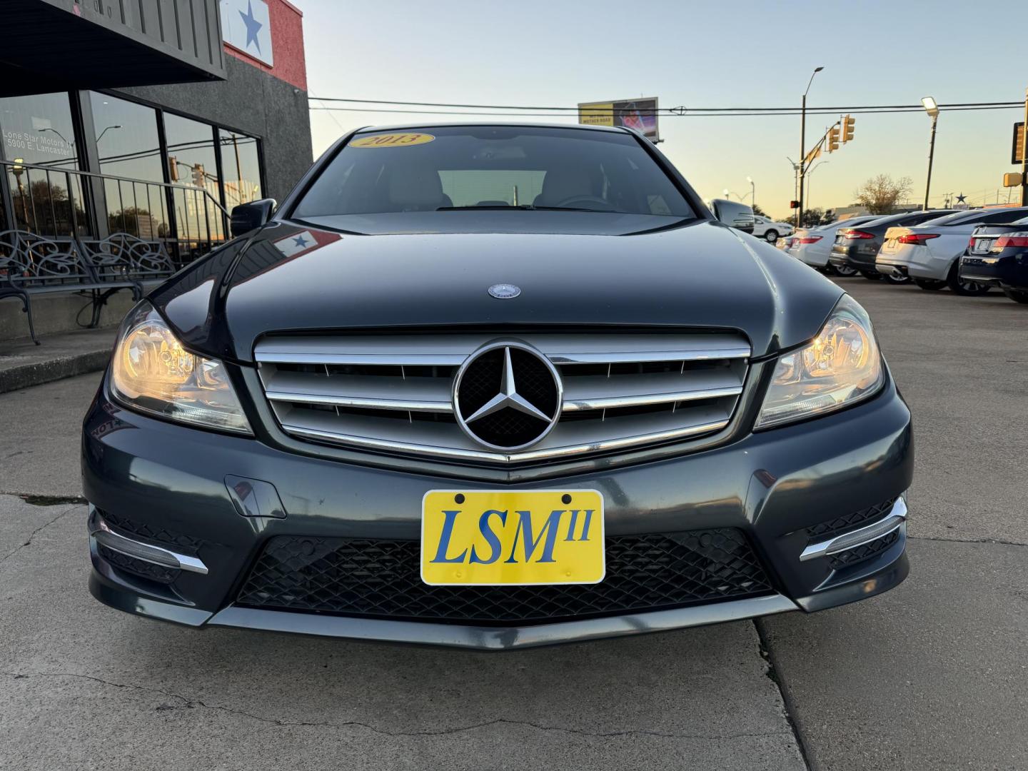 2013 GRAY /Beige MERCEDES-BENZ C-CLASS C 250 Sport 4dr Sedan (WDDGF4HB6DA) with an 1.8L I4 Turbocharger engine, Automatic 7-Speed transmission, located at 5900 E. Lancaster Ave., Fort Worth, TX, 76112, (817) 457-5456, 0.000000, 0.000000 - This is a 2013 Mercedes-Benz C-Class C 250 Sport 4dr Sedan that is in excellent condition. There are no dents or scratches. The interior is clean with no rips or tears or stains. All power windows, door locks and seats. Ice cold AC for those hot Texas summer days. It is equipped with a CD player, AM - Photo#2