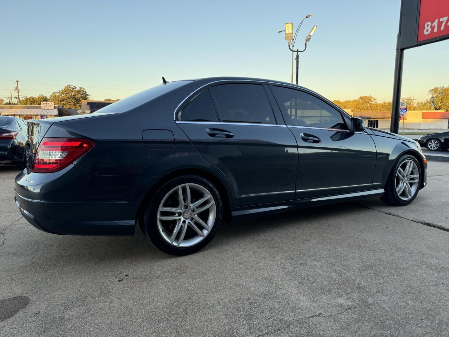 2013 GRAY /Beige MERCEDES-BENZ C-CLASS C 250 Sport 4dr Sedan (WDDGF4HB6DA) with an 1.8L I4 Turbocharger engine, Automatic 7-Speed transmission, located at 5900 E. Lancaster Ave., Fort Worth, TX, 76112, (817) 457-5456, 0.000000, 0.000000 - This is a 2013 Mercedes-Benz C-Class C 250 Sport 4dr Sedan that is in excellent condition. There are no dents or scratches. The interior is clean with no rips or tears or stains. All power windows, door locks and seats. Ice cold AC for those hot Texas summer days. It is equipped with a CD player, AM - Photo#4