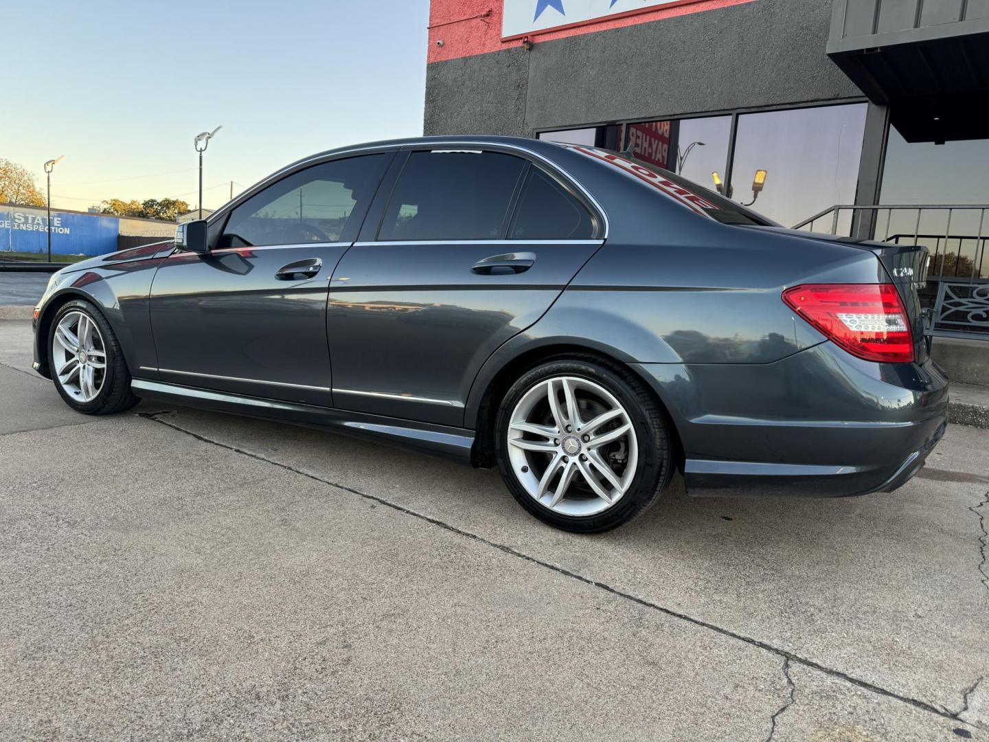 2013 GRAY /Beige MERCEDES-BENZ C-CLASS C 250 Sport 4dr Sedan (WDDGF4HB6DA) with an 1.8L I4 Turbocharger engine, Automatic 7-Speed transmission, located at 5900 E. Lancaster Ave., Fort Worth, TX, 76112, (817) 457-5456, 0.000000, 0.000000 - This is a 2013 Mercedes-Benz C-Class C 250 Sport 4dr Sedan that is in excellent condition. There are no dents or scratches. The interior is clean with no rips or tears or stains. All power windows, door locks and seats. Ice cold AC for those hot Texas summer days. It is equipped with a CD player, AM - Photo#7