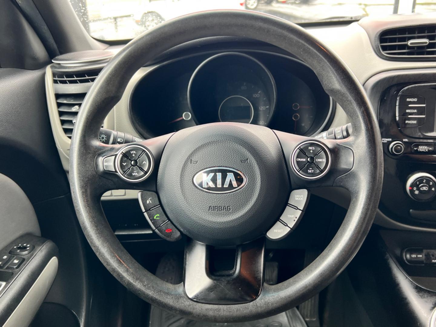 2017 SILVER /Gray KIA SOUL Base 4dr Crossover 6A (KNDJN2A24H7) with an 1.6L I4 engine, Automatic 6-Speed transmission, located at 5900 E. Lancaster Ave., Fort Worth, TX, 76112, (817) 457-5456, 0.000000, 0.000000 - This is a 2017 Kia Soul Base 4dr Crossover 6A that is in excellent condition. There are no dents or scratches. The interior is clean with no rips or tears or stains. All power windows, door locks and seats. Ice cold AC for those hot Texas summer days. It is equipped with a CD player, AM/FM radio, AU - Photo#19