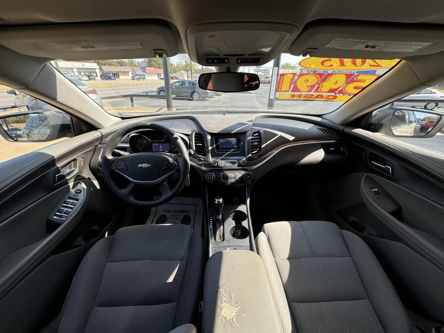 2015 GOLD /Gray CHEVROLET IMPALA LS Fleet 4dr Sedan (2G11X5SL7F9) with an 2.5L I4 engine, Automatic 6-Speed transmission, located at 5900 E. Lancaster Ave., Fort Worth, TX, 76112, (817) 457-5456, 0.000000, 0.000000 - This is a 2015 Chevrolet Impala LS Fleet 4dr Sedan that is in excellent condition. There are no dents or scratches. The interior is clean with no rips or tears or stains. All power windows, door locks and seats. Ice cold AC for those hot Texas summer days. It is equipped with a CD player, AM/FM radi - Photo#18