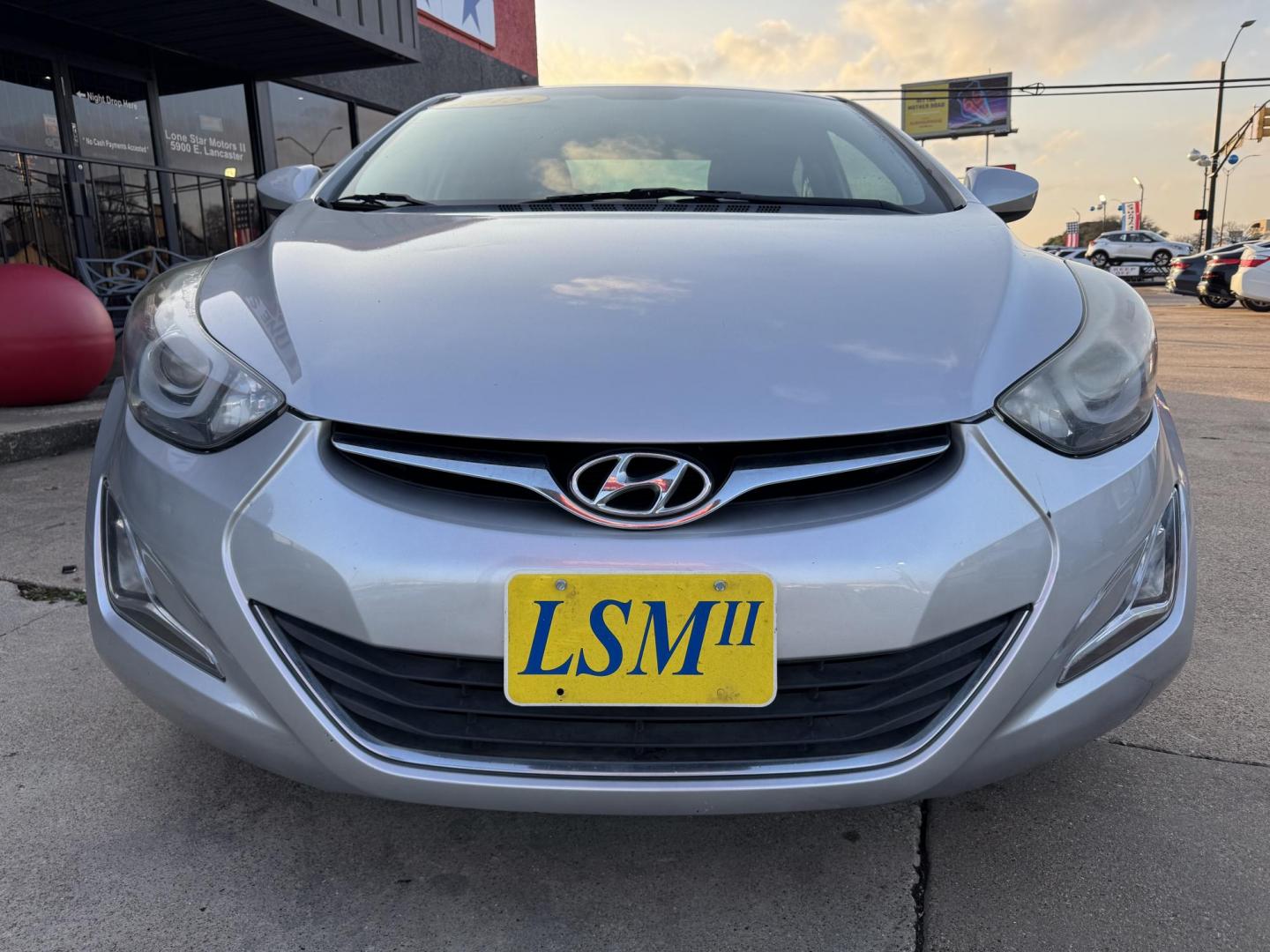 2015 SILVER HYUNDAI ELANTRA (5NPDH4AE6FH) , located at 5900 E. Lancaster Ave., Fort Worth, TX, 76112, (817) 457-5456, 0.000000, 0.000000 - Photo#2