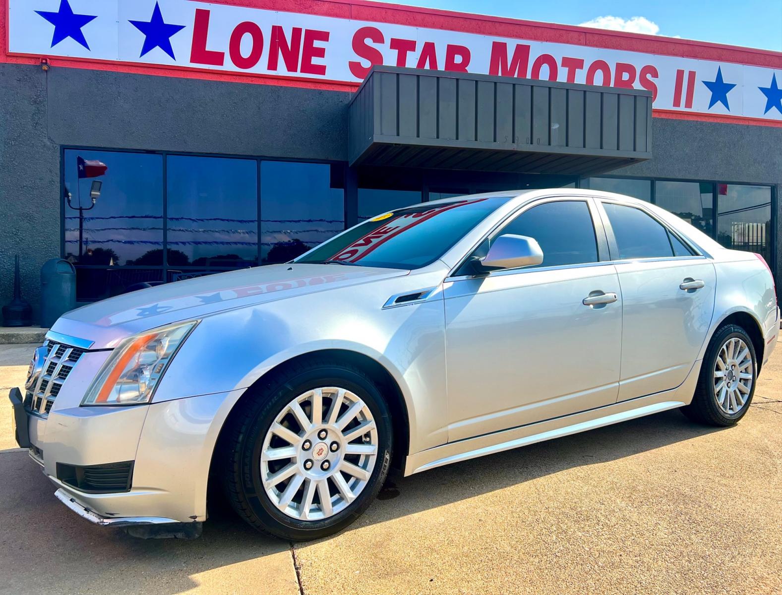 2013 SILVER CADILLAC CTS LUXURY (1G6DE5E59D0) , located at 5900 E. Lancaster Ave., Fort Worth, TX, 76112, (817) 457-5456, 0.000000, 0.000000 - This is a 2013 CADILLAC CTS LUXURY 4 DR SEDAN that is in excellent condition. The interior is clean with no rips or tears or stains. All power windows, door locks and seats. Ice cold AC for those hot Texas summer days. It is equipped with a CD player, AM/FM radio, AUX port, Bluetooth connectivity an - Photo #1