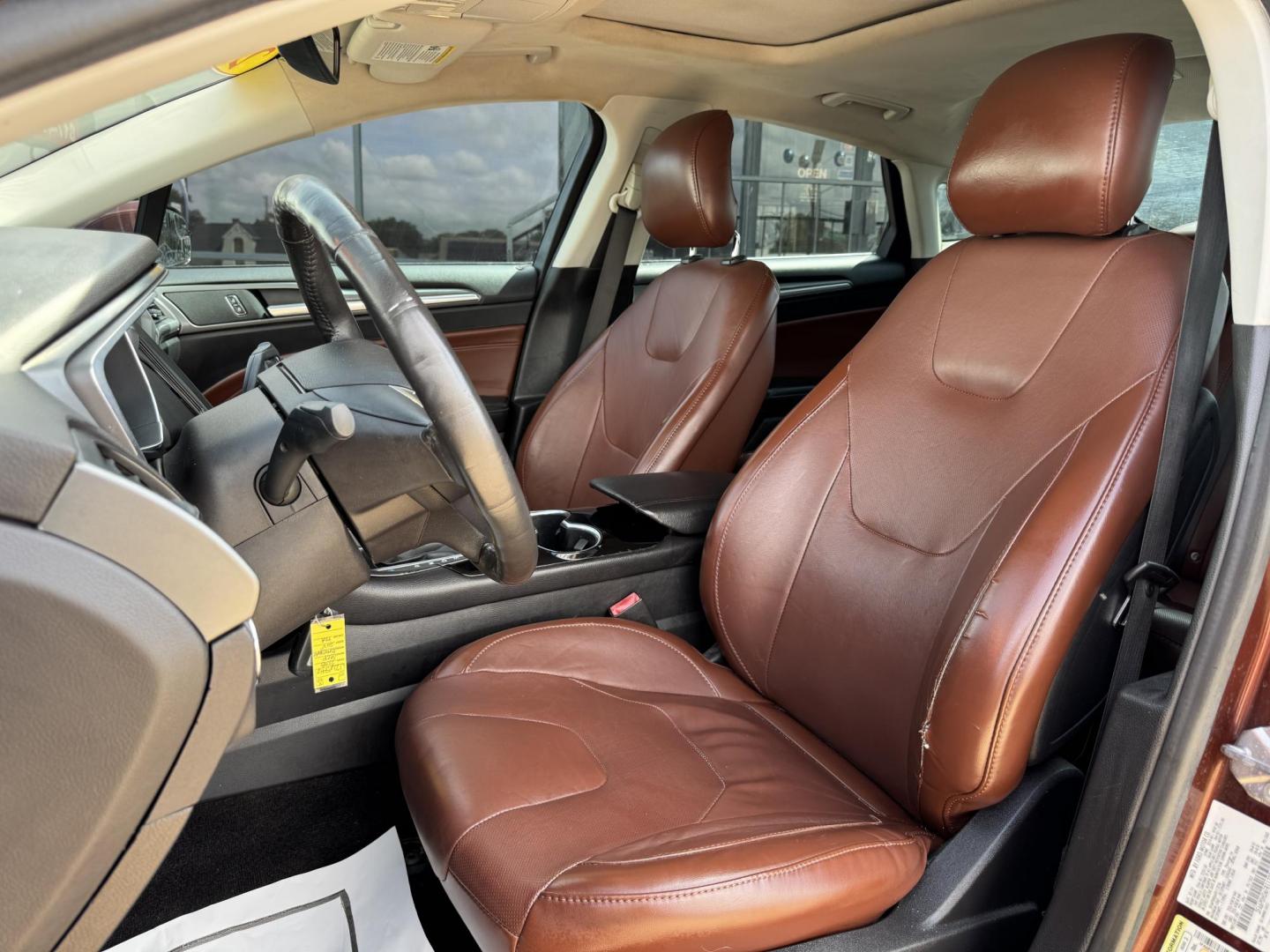 2015 BROWN FORD FUSION (3FA6P0HD6FR) , located at 5900 E. Lancaster Ave., Fort Worth, TX, 76112, (817) 457-5456, 0.000000, 0.000000 - Photo#9