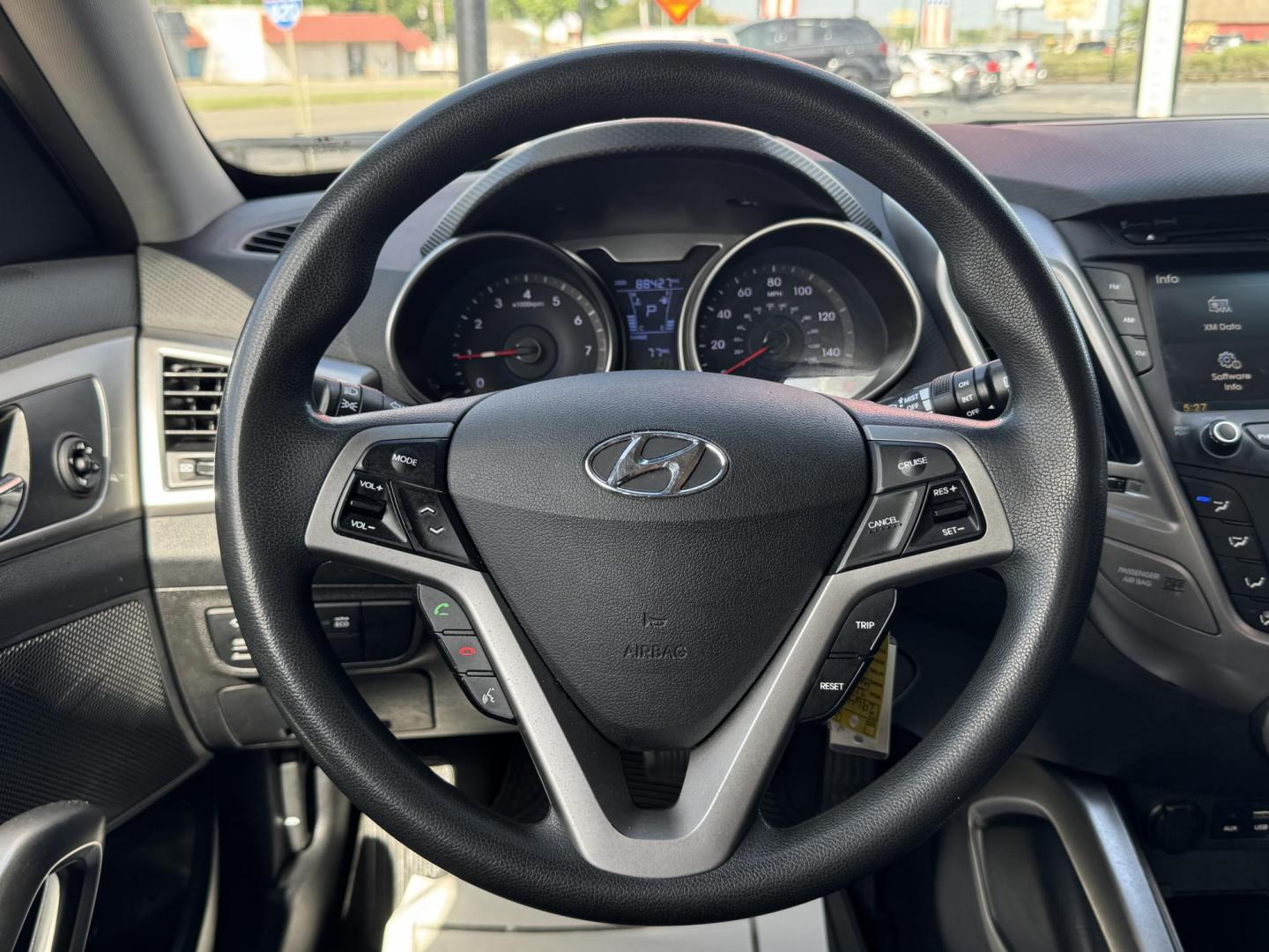 2016 WHITE /Gray HYUNDAI VELOSTER Base 3dr Coupe (KMHTC6AD7GU) with an 1.6L I4 engine, Automatic 6-Speed transmission, located at 5900 E. Lancaster Ave., Fort Worth, TX, 76112, (817) 457-5456, 0.000000, 0.000000 - This is a 2016 Hyundai Veloster Base 3dr Coupe that is in excellent condition. There are no dents or scratches. The interior is clean with no rips or tears or stains. All power windows, door locks and seats. Ice cold AC for those hot Texas summer days. It is equipped with a CD player, AM/FM radio, A - Photo#17